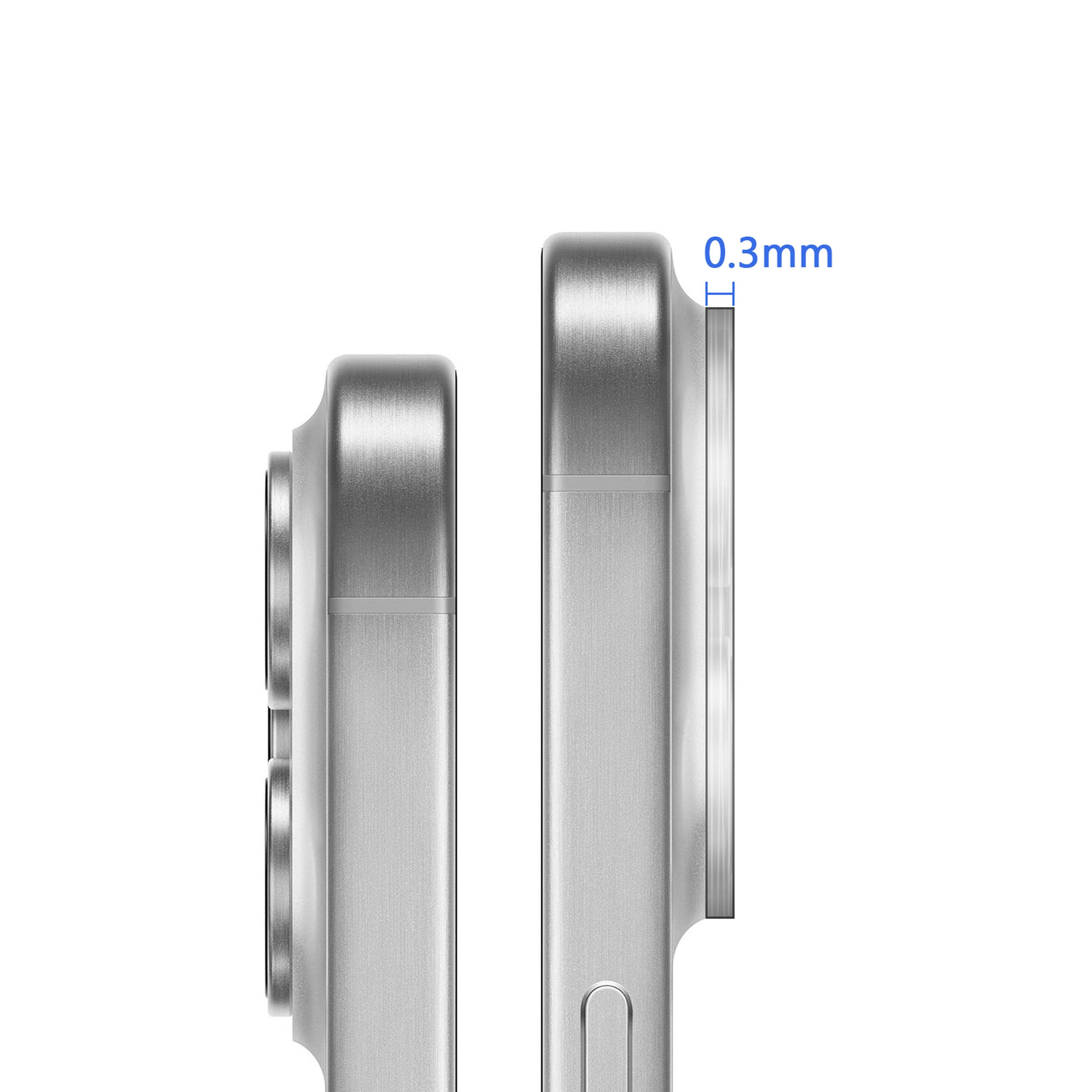 Futurea Displayschutzglas 2er Pack Schutzfolie 9H Panzerglas mit Kameraschutz für iPhone 18 Pro Max, 2er Vorteilsset, 2 Stück, Anti-Fingerabdruck, Ultraklar mit – Bild 4 von 5