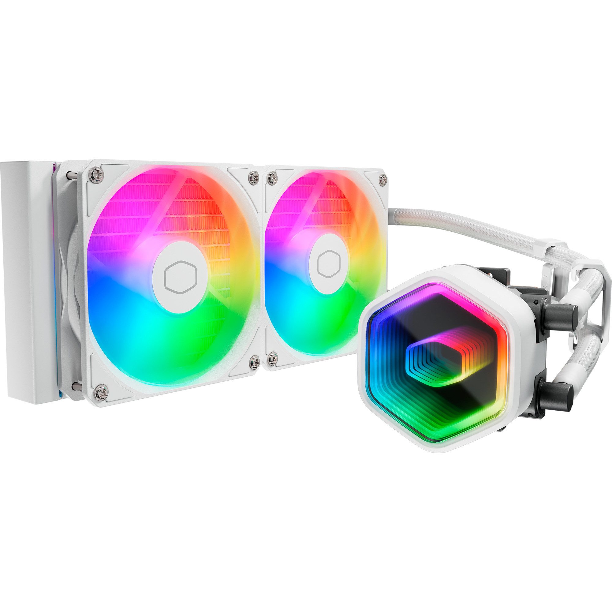 CPU Kühler Cooler Master MasterLiquid 240 Core II ARGB White