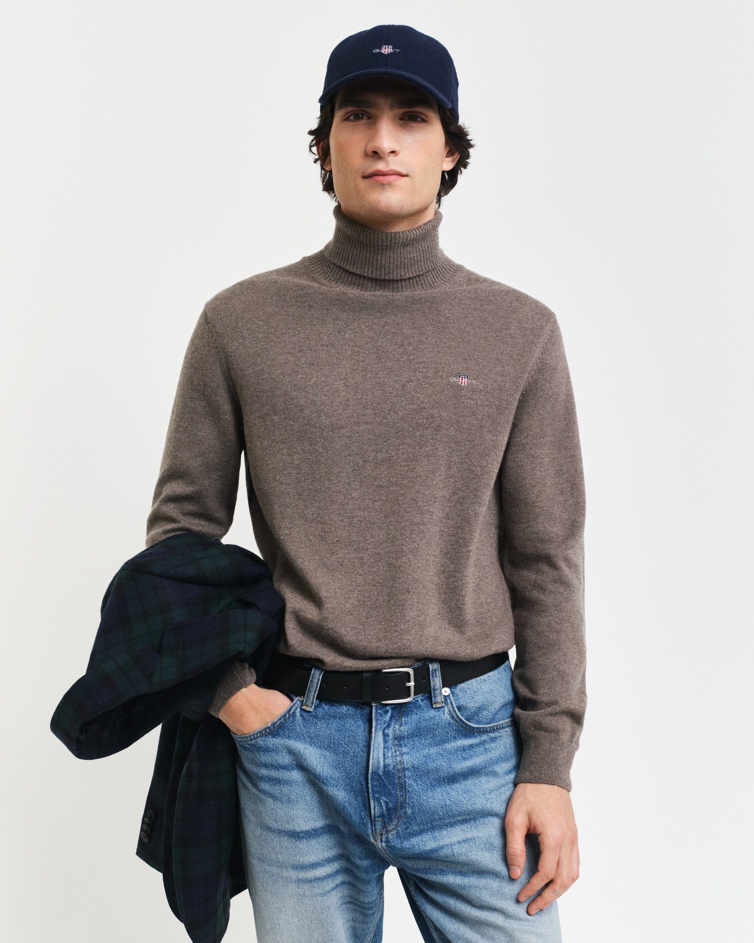 Gant Strickpullover CTN/WO ROLLNECK Mit Rundhalsausschnitt günstig online kaufen