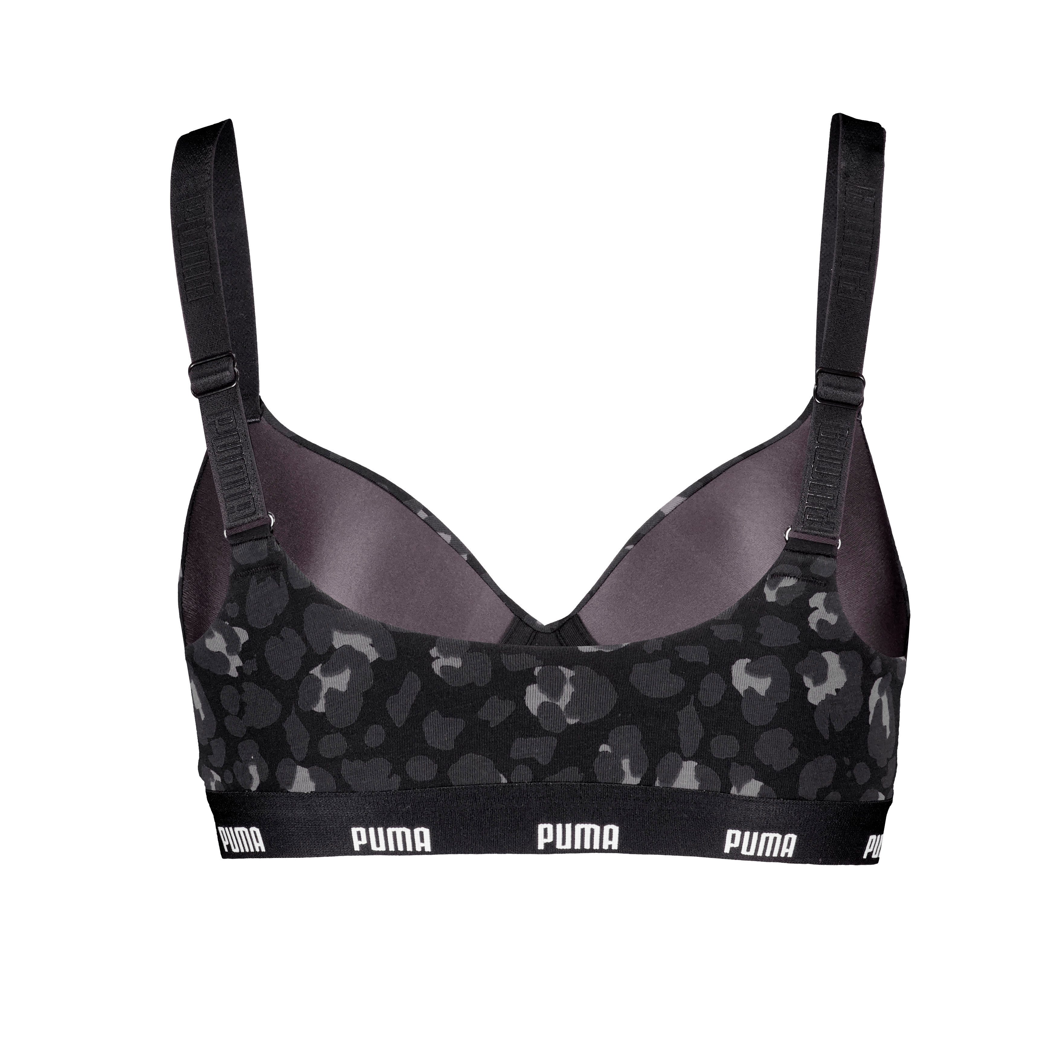 PUMA Sport-Bustier WOMEN PRINTED PADDED TOP (1er Pack) elastisch, Animal-Pr günstig online kaufen
