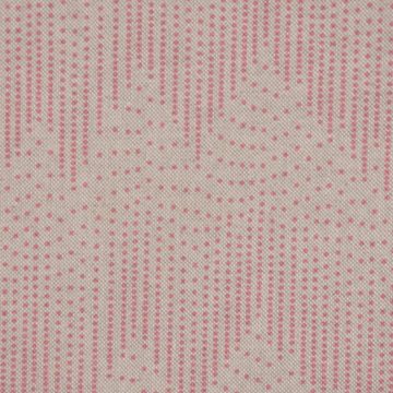 Vorhang SCHÖNER LEBEN. Vorhang Chevron Zacken Punkte natur rosa 245cm, SCHÖNER LEBEN., (1 St), blickdicht, Baumwolle, handmade, made in Germany, vorgewaschen