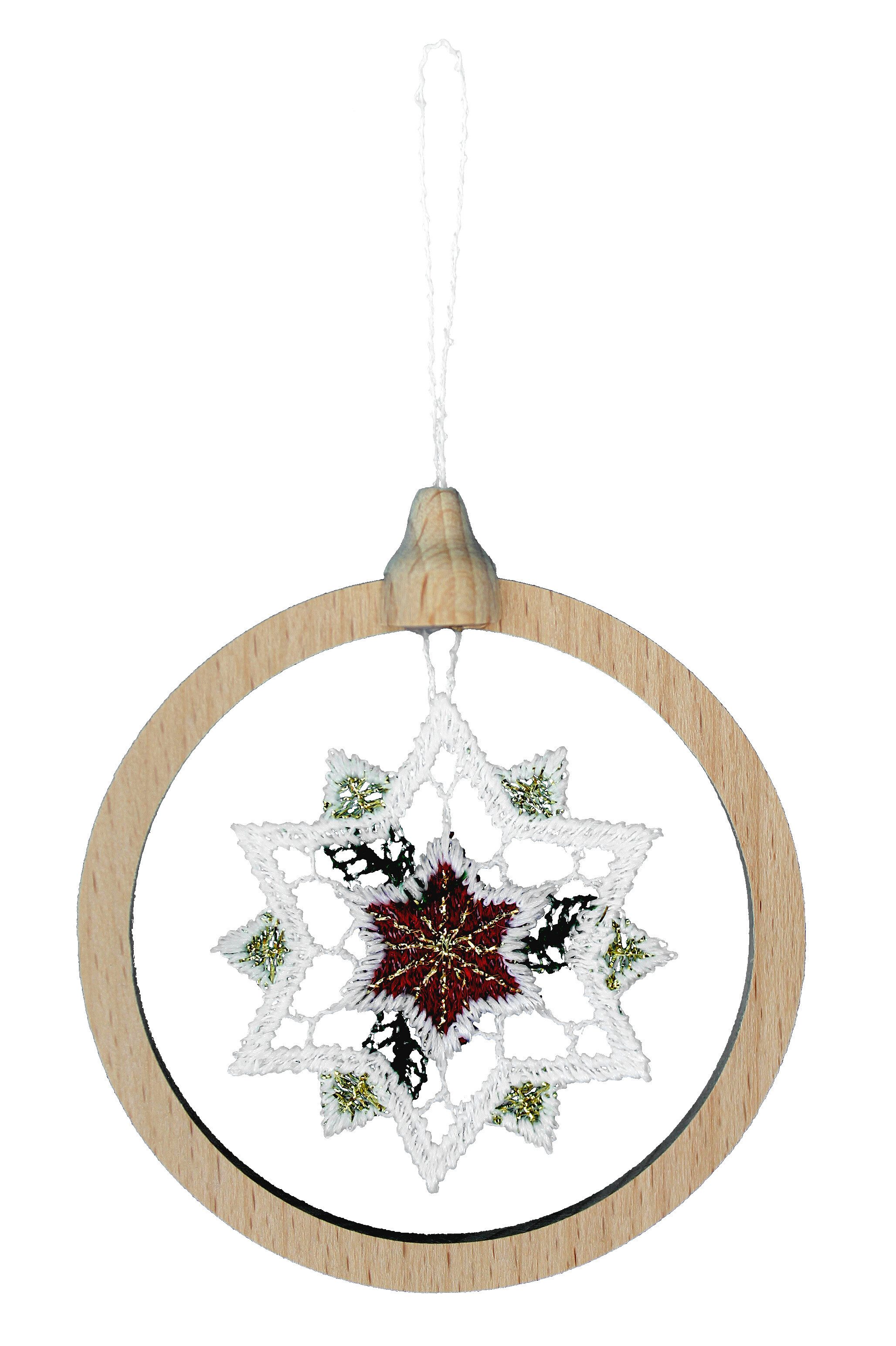 Baumbehang Baumbehang Weihnachtszeit im Buchenholzring, mehrfarbig (1 St)