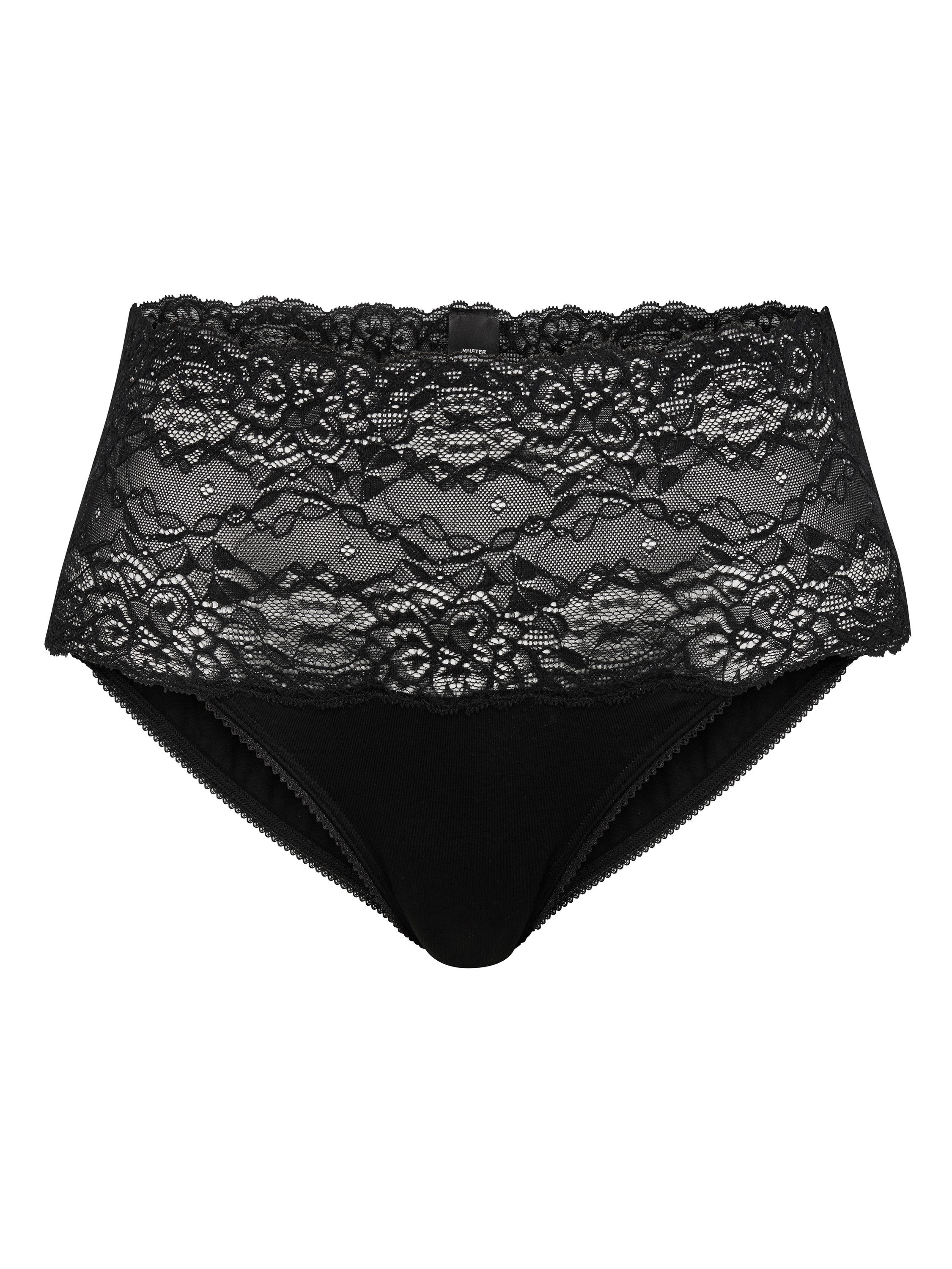 CALIDA Taillenslip Sensual Secrets Damen (1-St) High-Waist, breiter, transparenter Spitzenbund