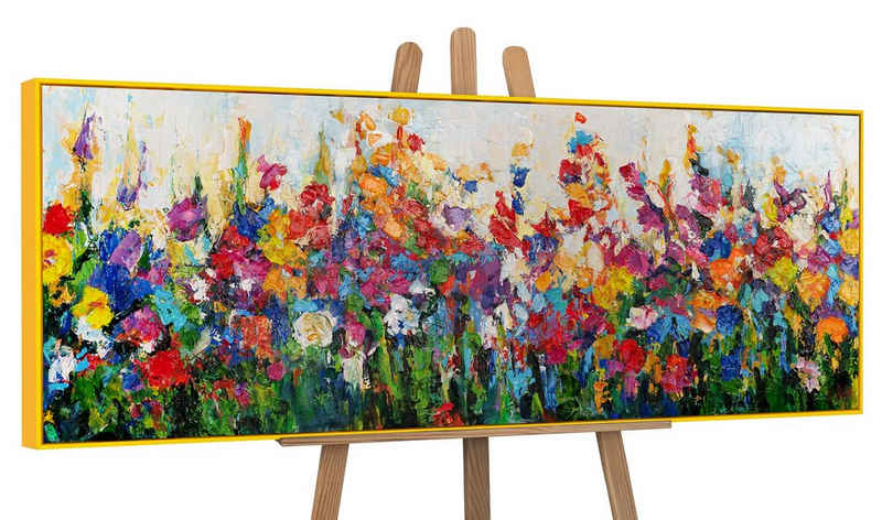 YS-Art Gemälde Wirbelwind der Feldfarben, Blumen