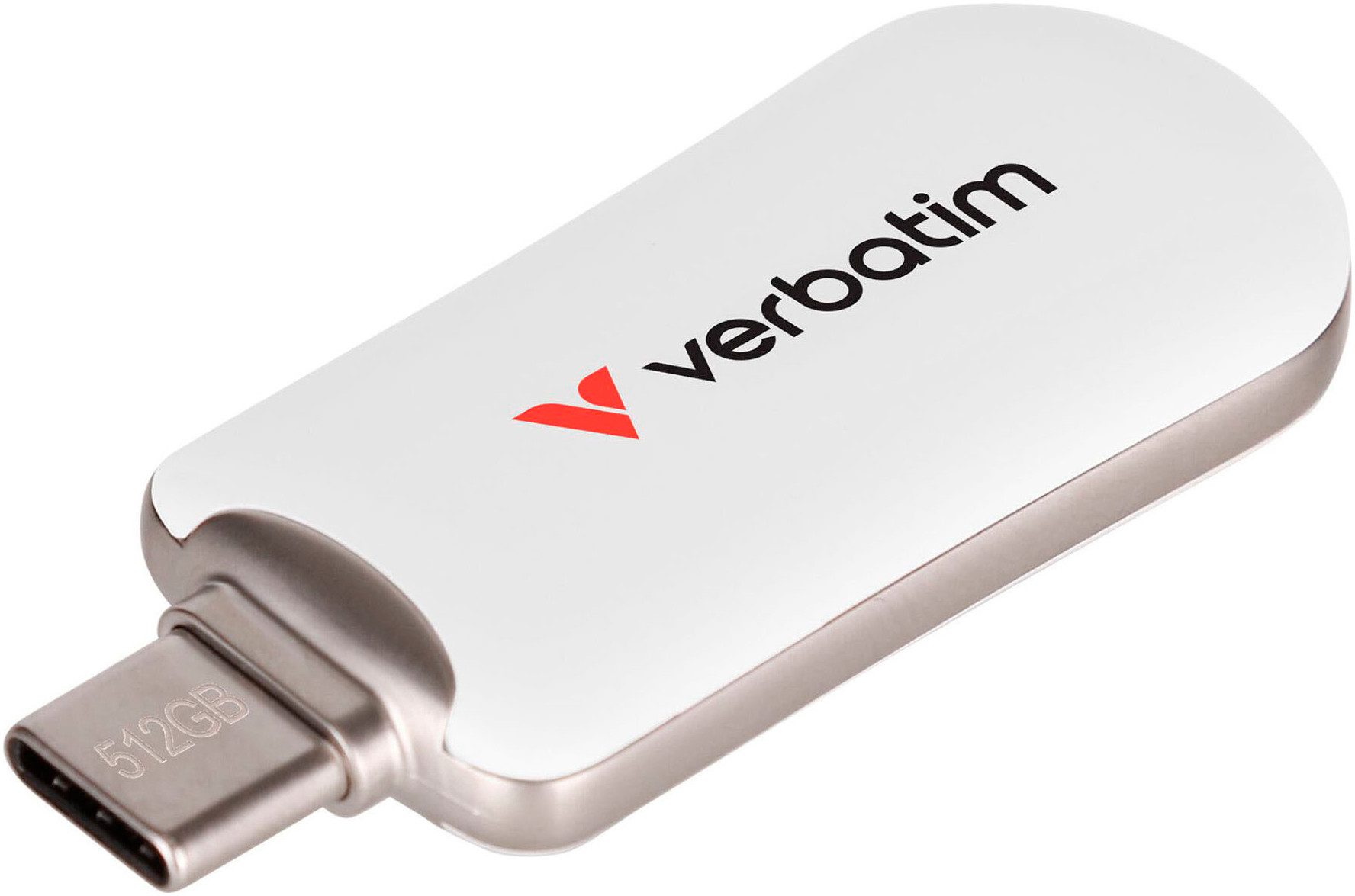 Verbatim Plectra 512GB USB-C Flash Drive USB-Stick (USB 2.0, Lesegeschwindigkeit 100 MB/s)