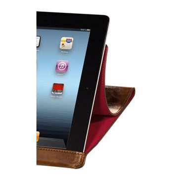 Hama Tablet-Hülle Leder-Tasche Smart Case Cover Schutz-Hülle, Klapp-Tasche für Apple iPad 4 3 4G 3G, Stand-Funktion