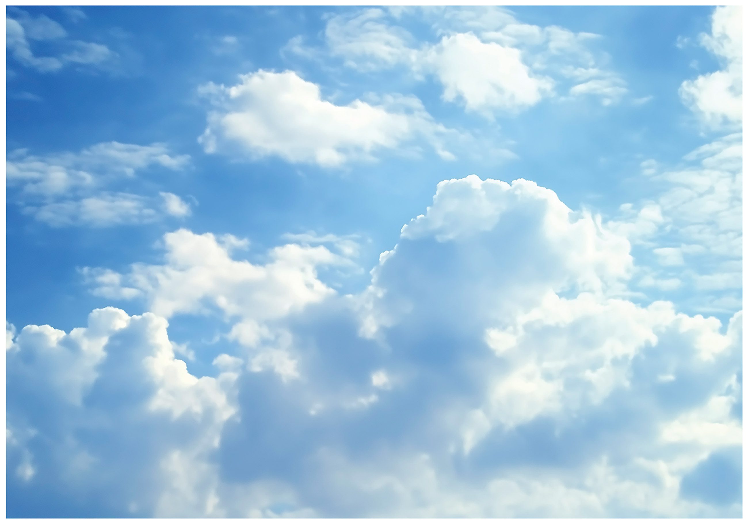 Wallarena Fototapete Himmel Wolken Blau Vlies Tapete Wohnzimmer Schlafzimme günstig online kaufen