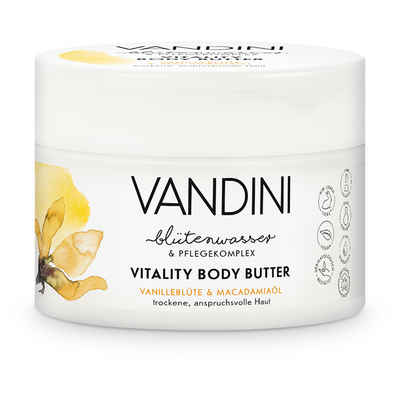 VANDINI Körperbutter VITALITY Body Butter Vanilleblüte & Macadamiaöl, 1-tlg.