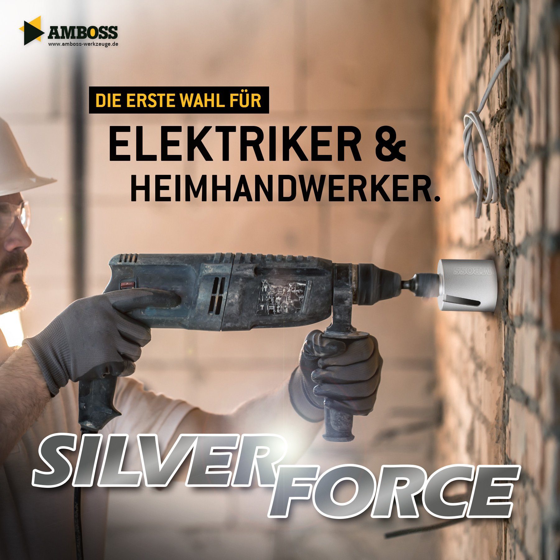 Dosensenker Force - 82 Silver - Amboss Werkzeuge mm 6-kant Dosensenker