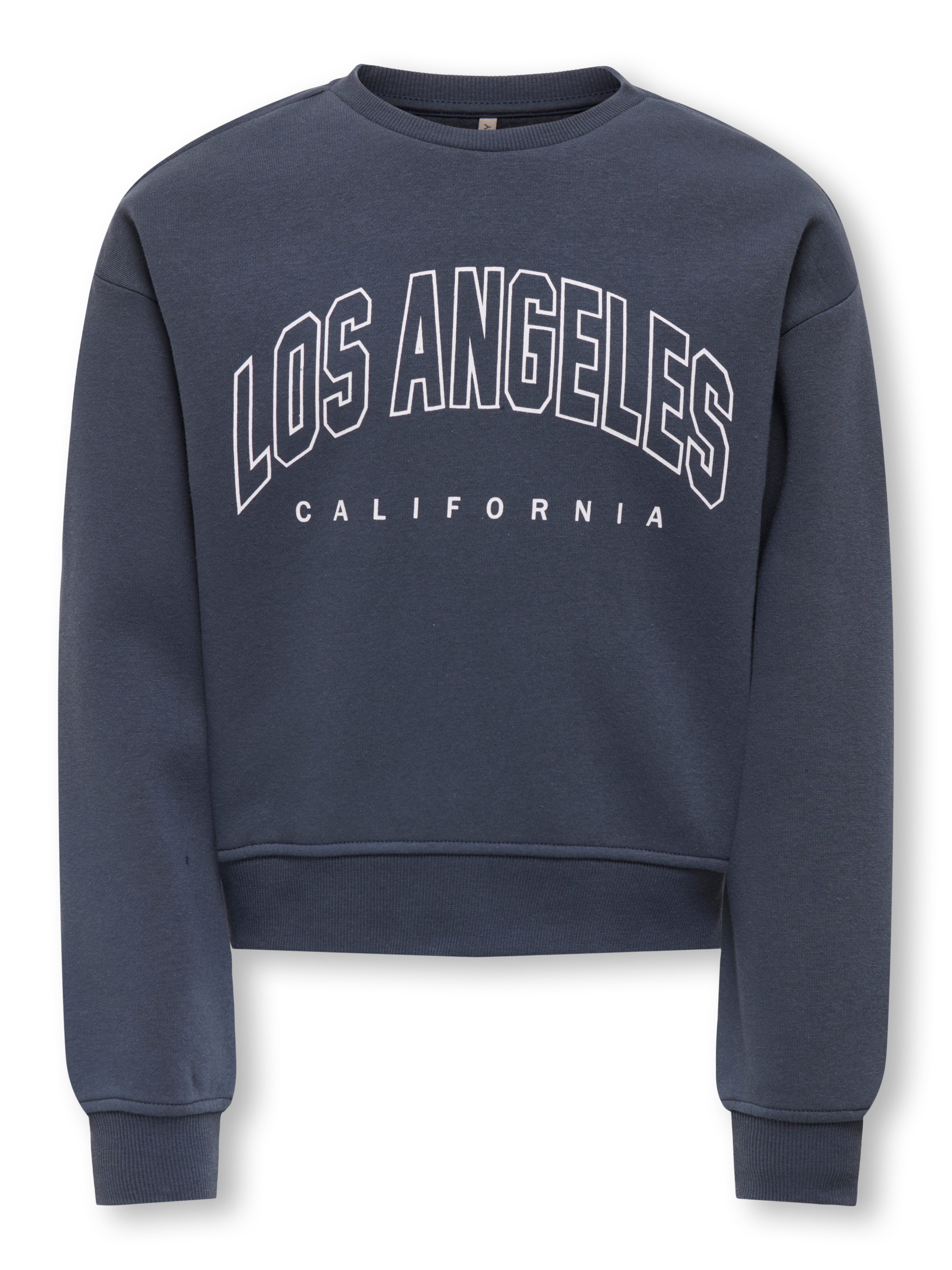 KIDS ONLY Sweatshirt KOGSWEAT LS CREW OVZ STAT SWT NOOS Baumwollmischung, loose fit