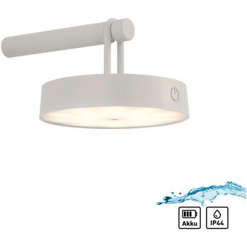 click-licht LED Außen-Wandleuchte LED Akku Wandleuchte Arma in Beige 1,5W 90lm IP44, keine Angabe, Leuchtmittel enthalten: Ja, fest verbaut, LED, warmweiss, Aussenlampe, Aussenwandleuchte, Outdoor-Leuchte