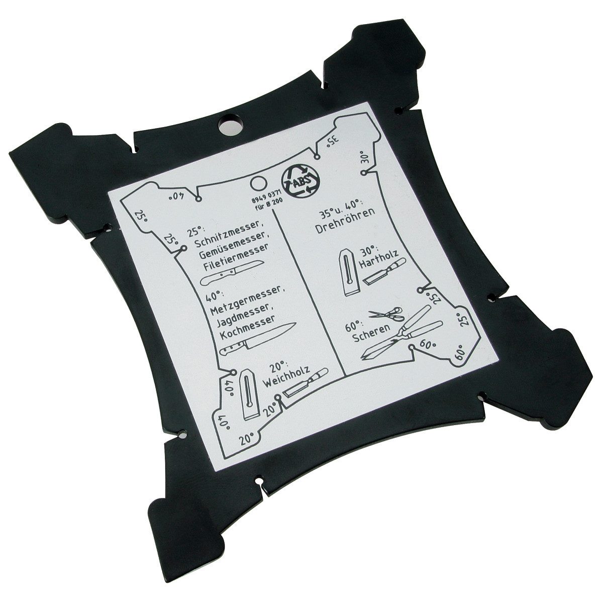 Holzkraft Schleifstein Holzkraft 5760052 Winkellehre für Schleifstein Ø 250 mm