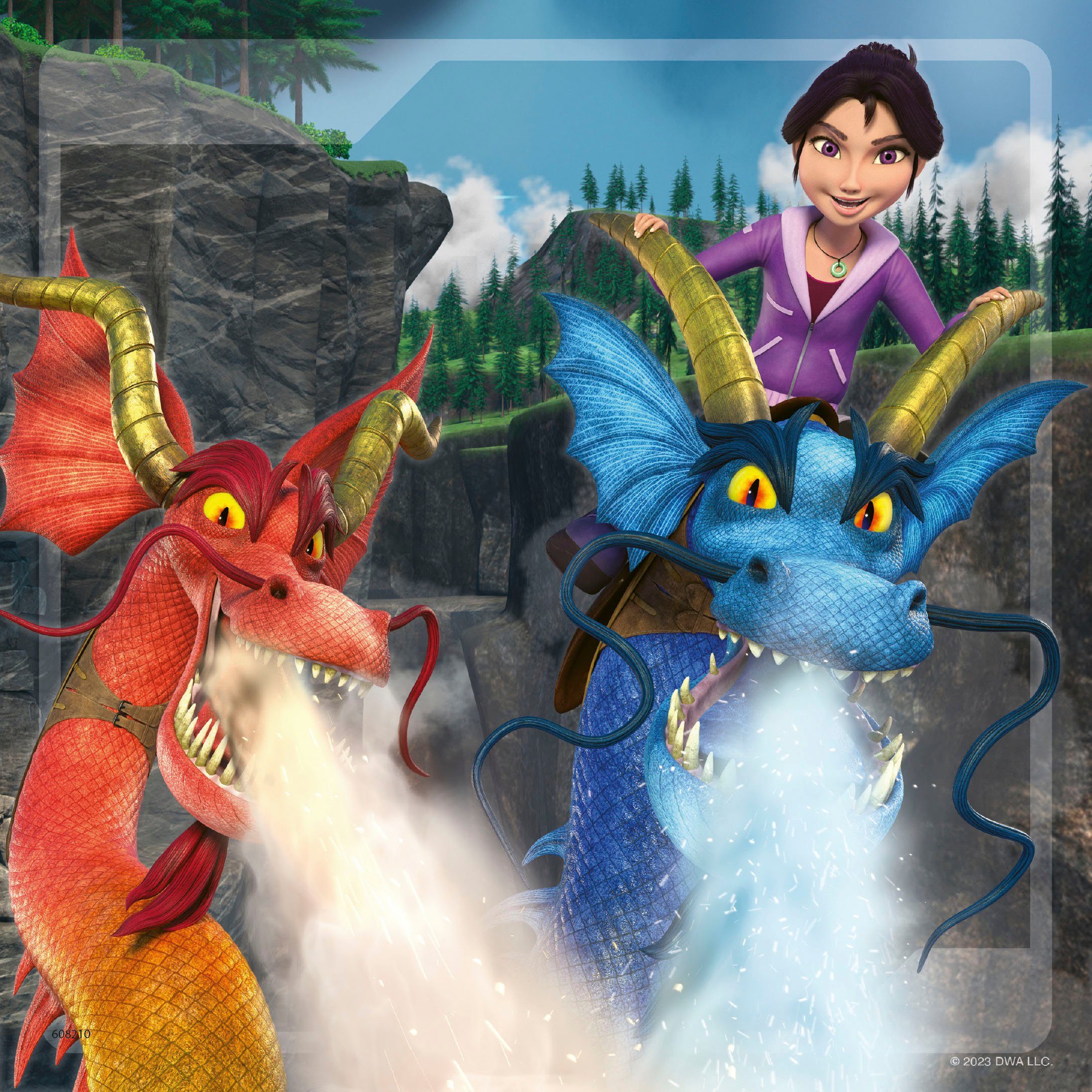 Ravensburger Puzzle Dragons: Die 9 Welten, 147 Puzzleteile, 3 x 49 Teile; Made in Europe