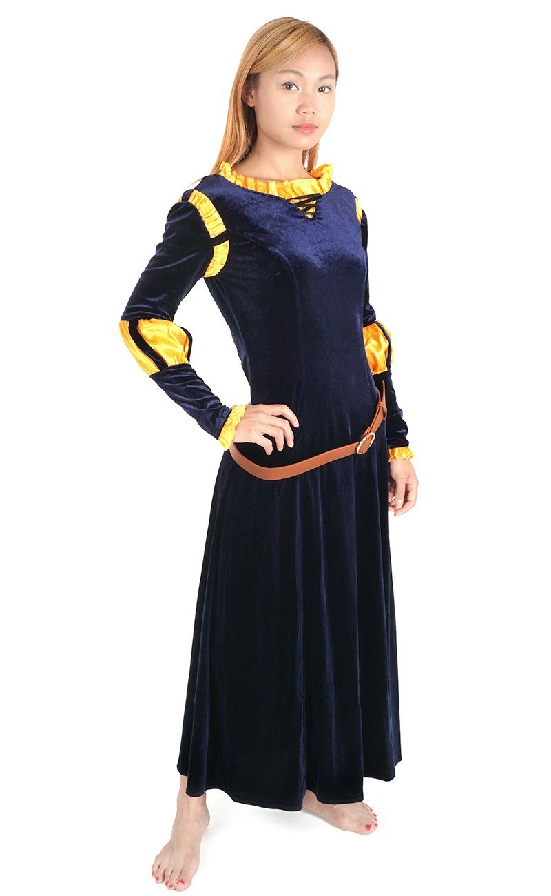 GalaxyCat Kostüm »Glänzendes Kleid von Merida, Kostüm für Legende«,  Glänzendes Kostüm Kleid von Merida