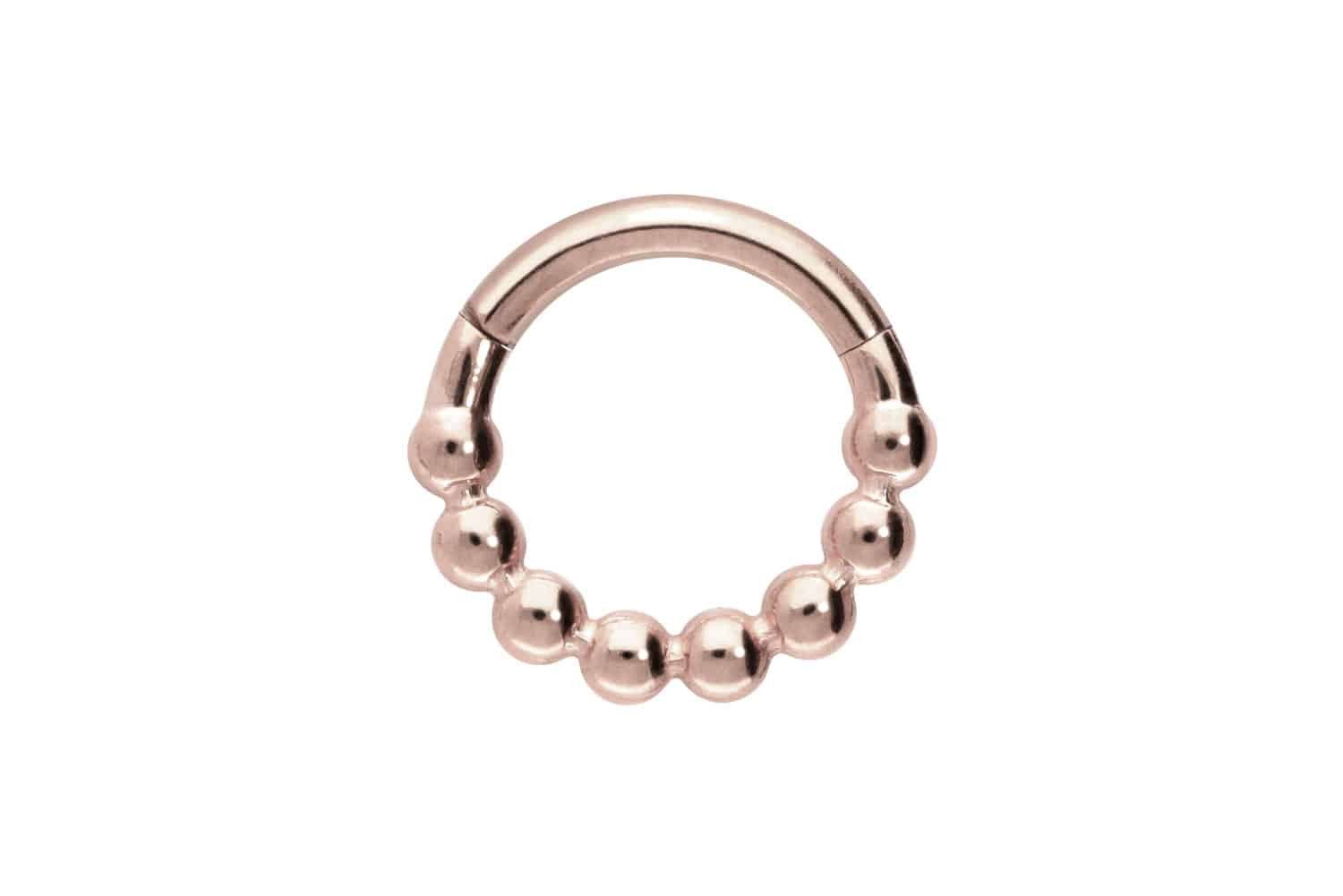 PIERCINGLINE Nasenpiercing Titan Segmentring Clicker KUGELN Ohrpiercing Sep günstig online kaufen