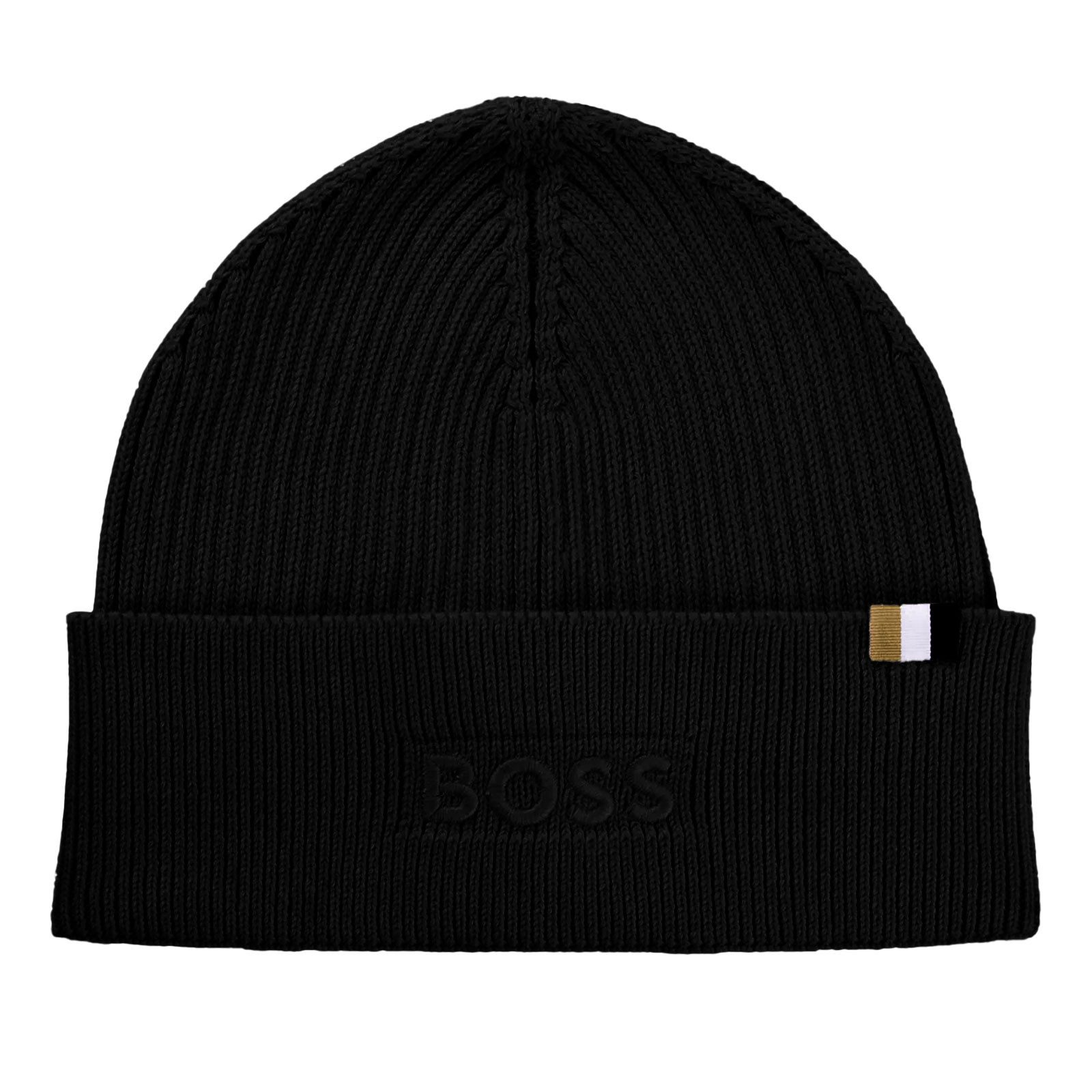 BOSS Strickmütze Beanie Magico mit aufgesticktem Markenlogo günstig online kaufen