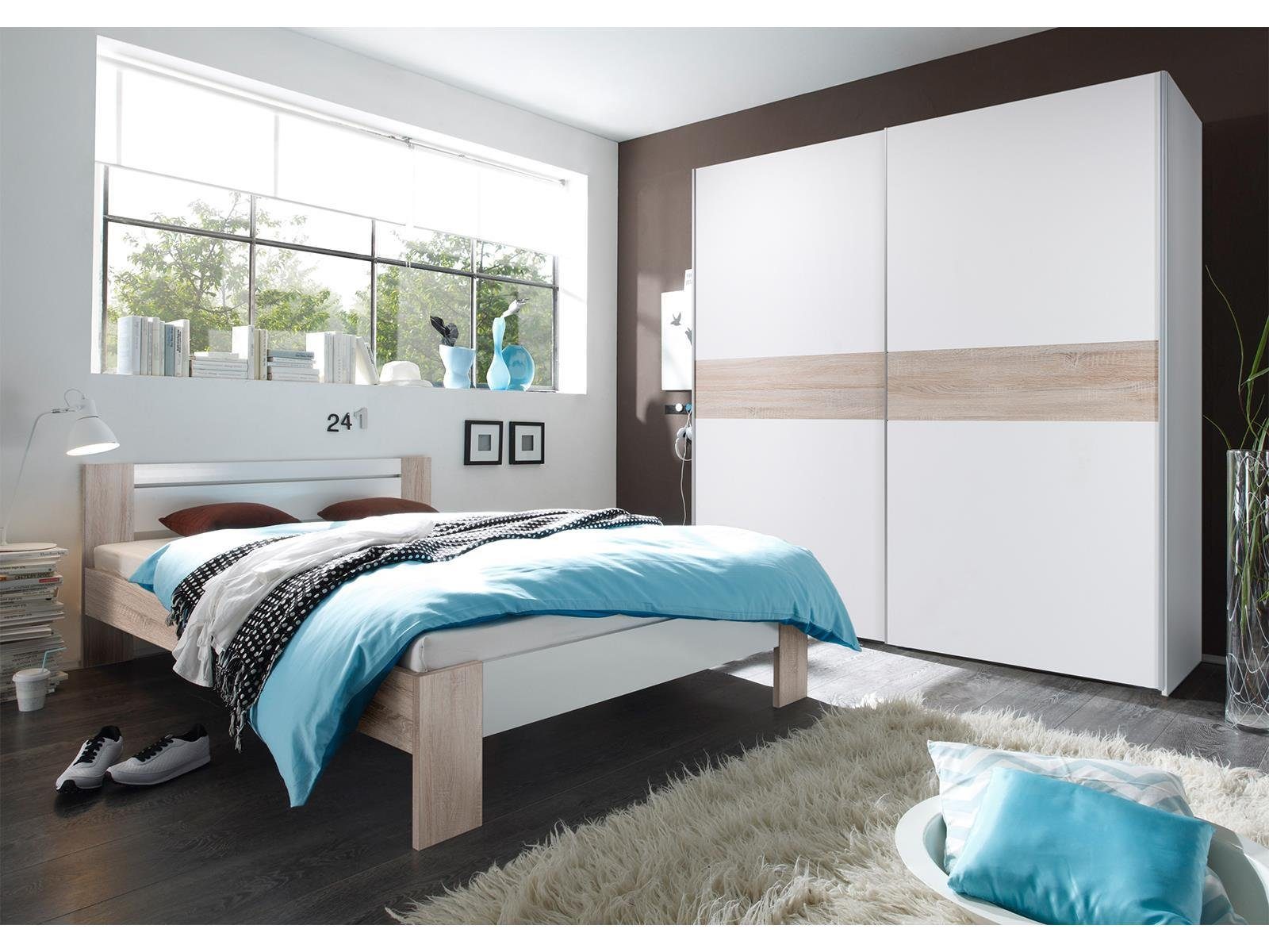 Pol-Power Schwebetürenschrank 170 x 195 x 60 cm (B/H/T)