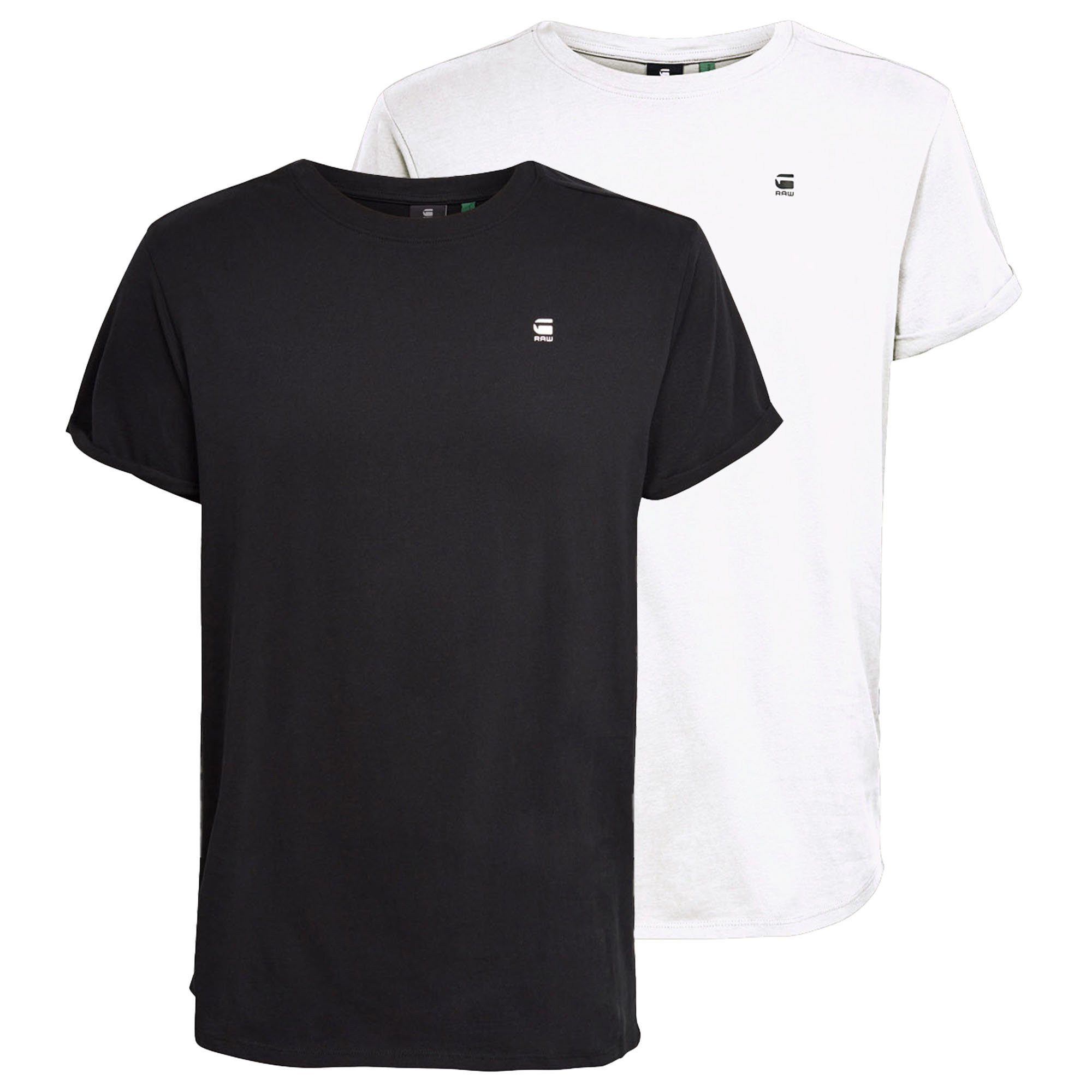 G-STAR T-Shirt Herren T-Shirt 2er Pack Baumwolle Lash 2 Pack (Packung, 2er günstig online kaufen