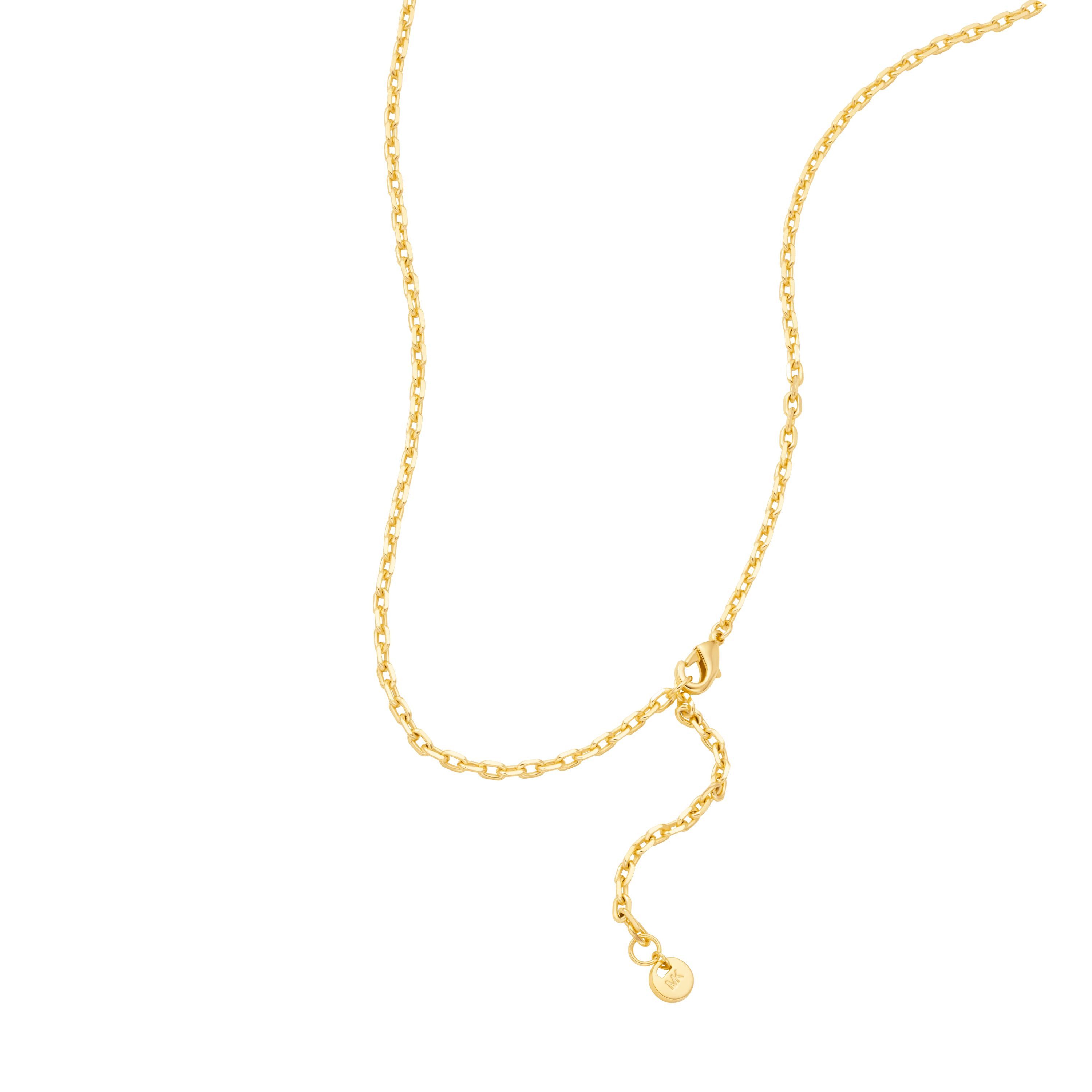 MICHAEL KORS Kette mit Anhänger Schmuck Geschenk Metall Halsschmuck Halskette Premium, mit Zirkonia (synth)