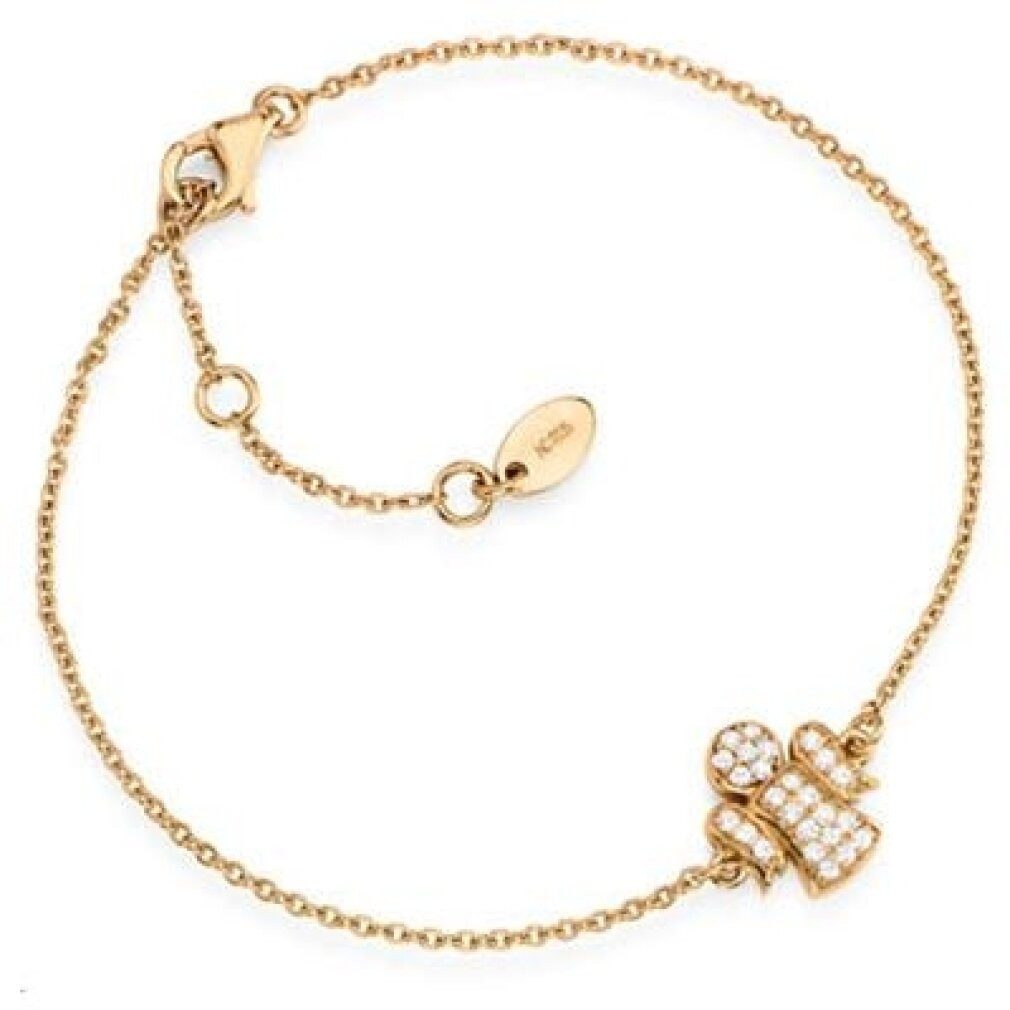 Amen Armband Original gold-plated bracelet with zircons Angels BRARB