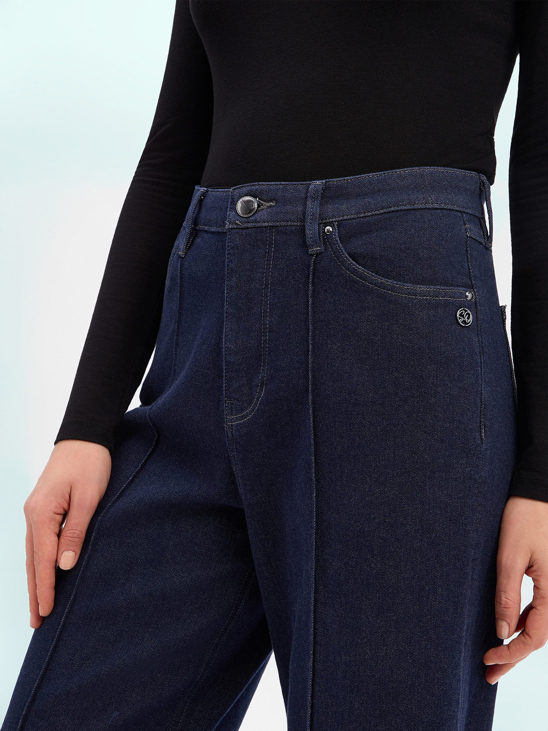 s.Oliver BLACK LABEL Schlagjeans Suri