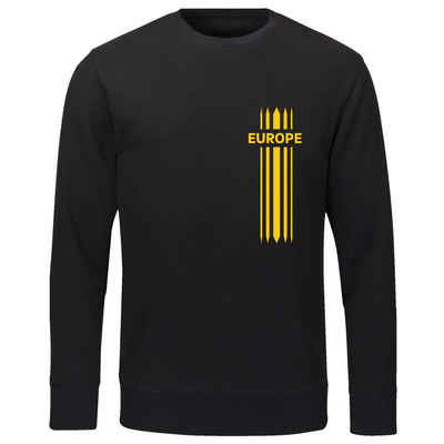 multifanshop Sweatshirt Europe - Streifen - Pullover