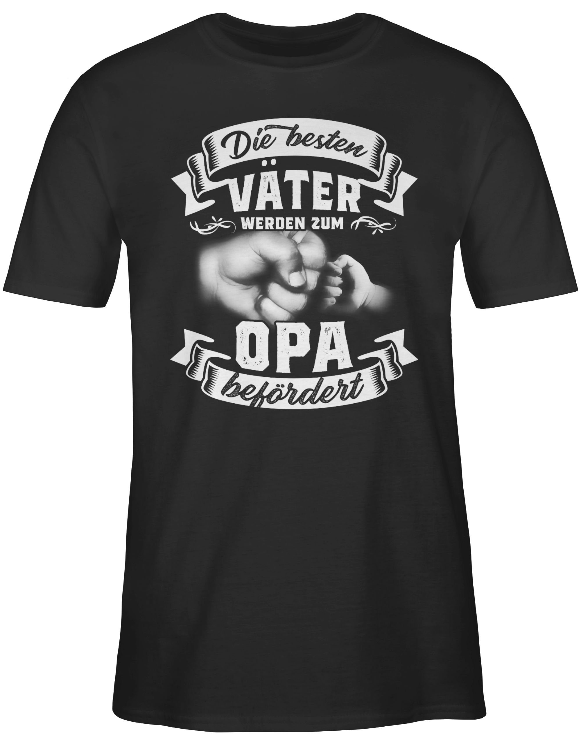 Shirtracer T-Shirt Werdender Opa befördert Opa Geschenke