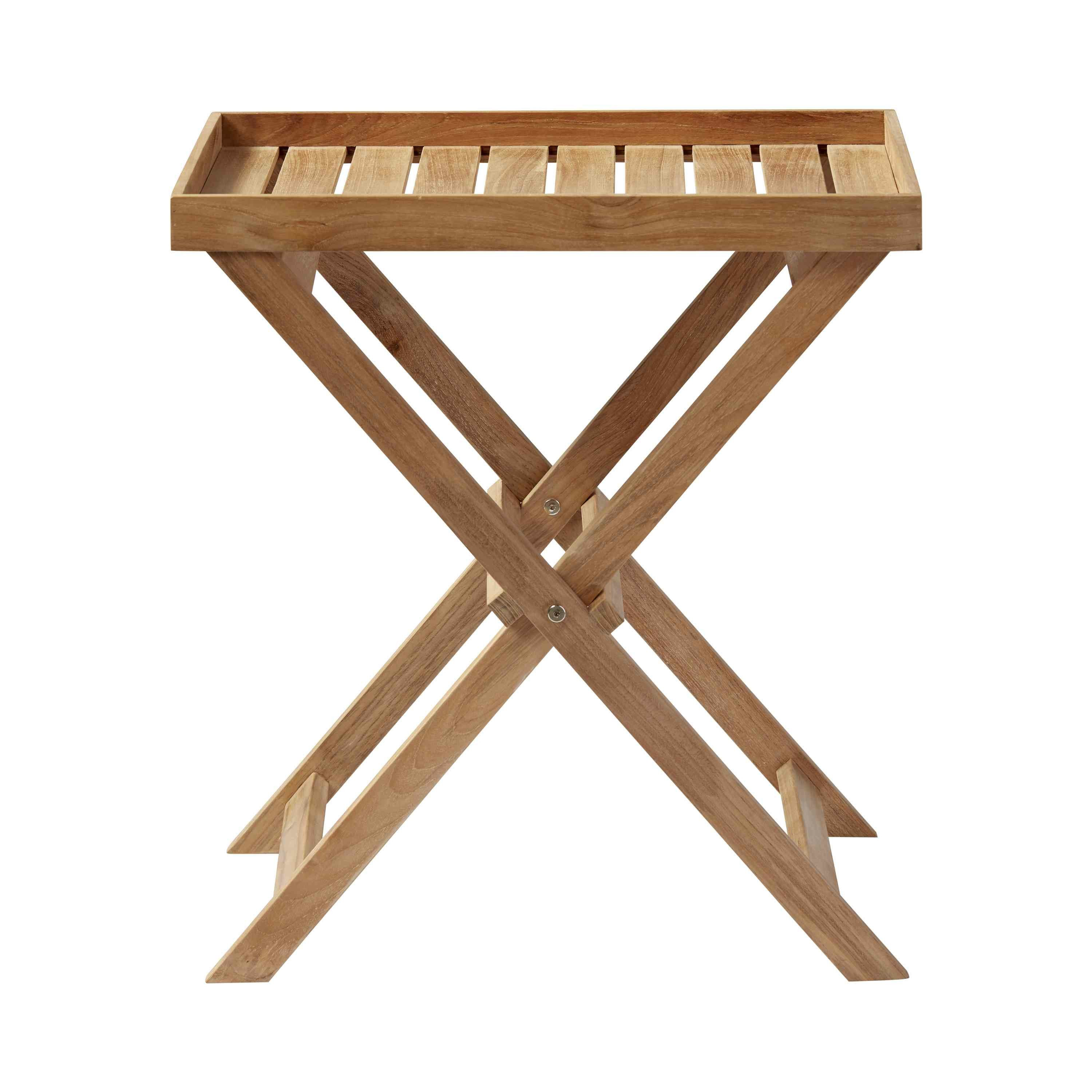 Cinas Tabletttisch Classic (1-St), Abnehmbares Tablett, pflegeleichte Fläche, klare Linienführung