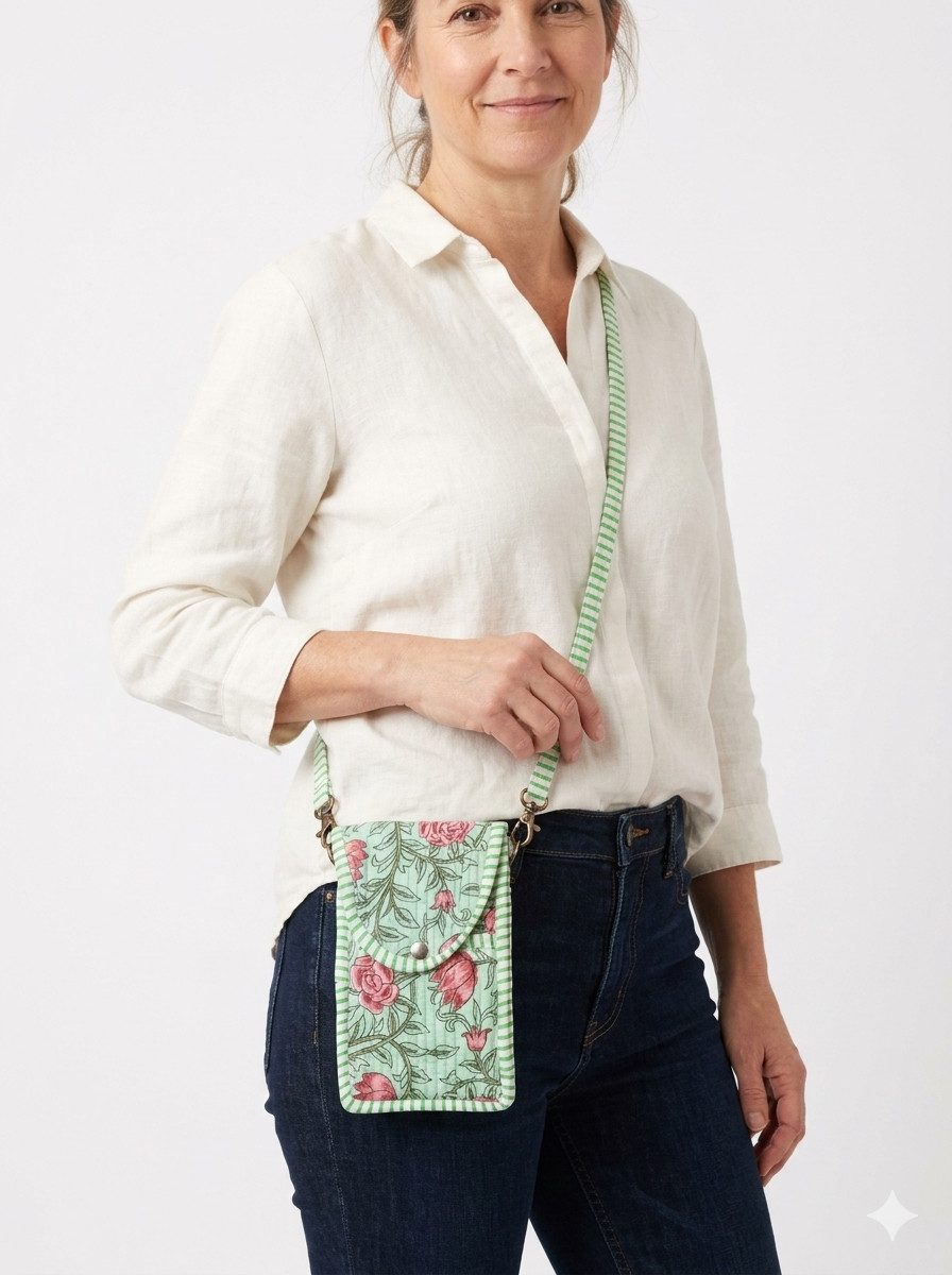PfauGermany Handytasche Stylish and Trendy Mobile Sling Bag