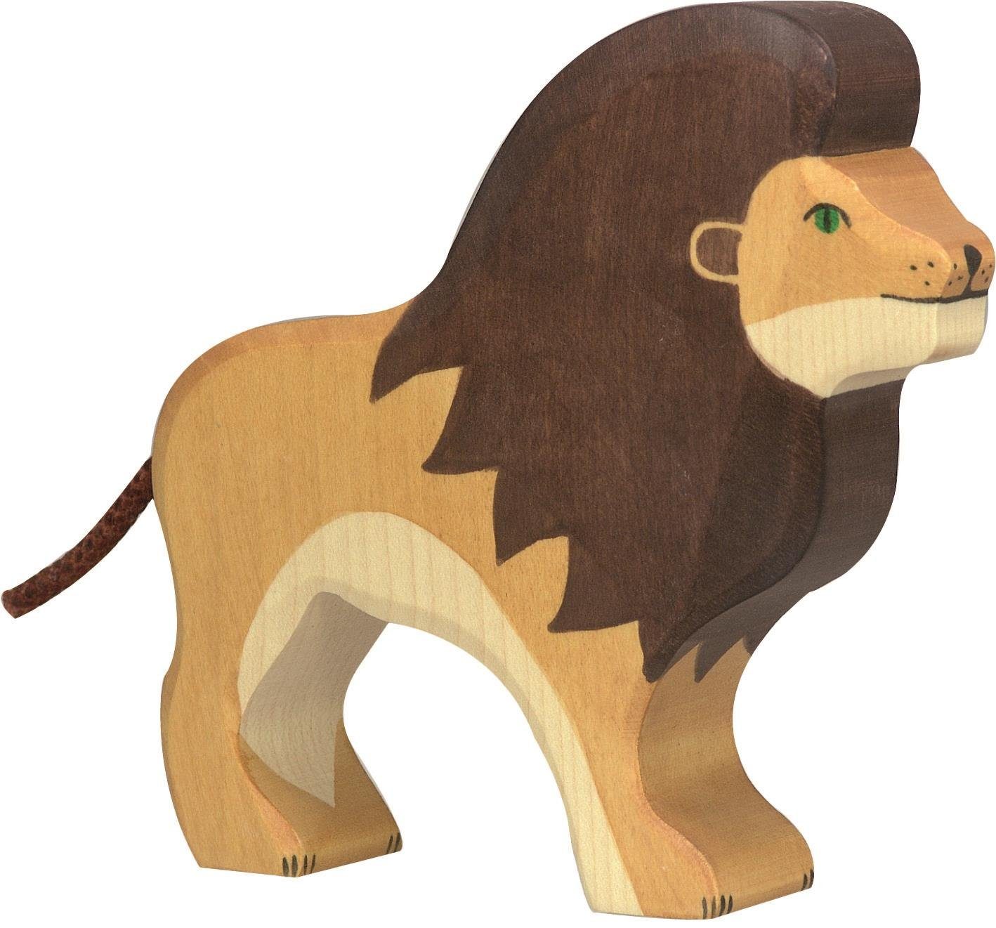 Holztiger Spielfigur HOLZTIGER Löwe aus Holz