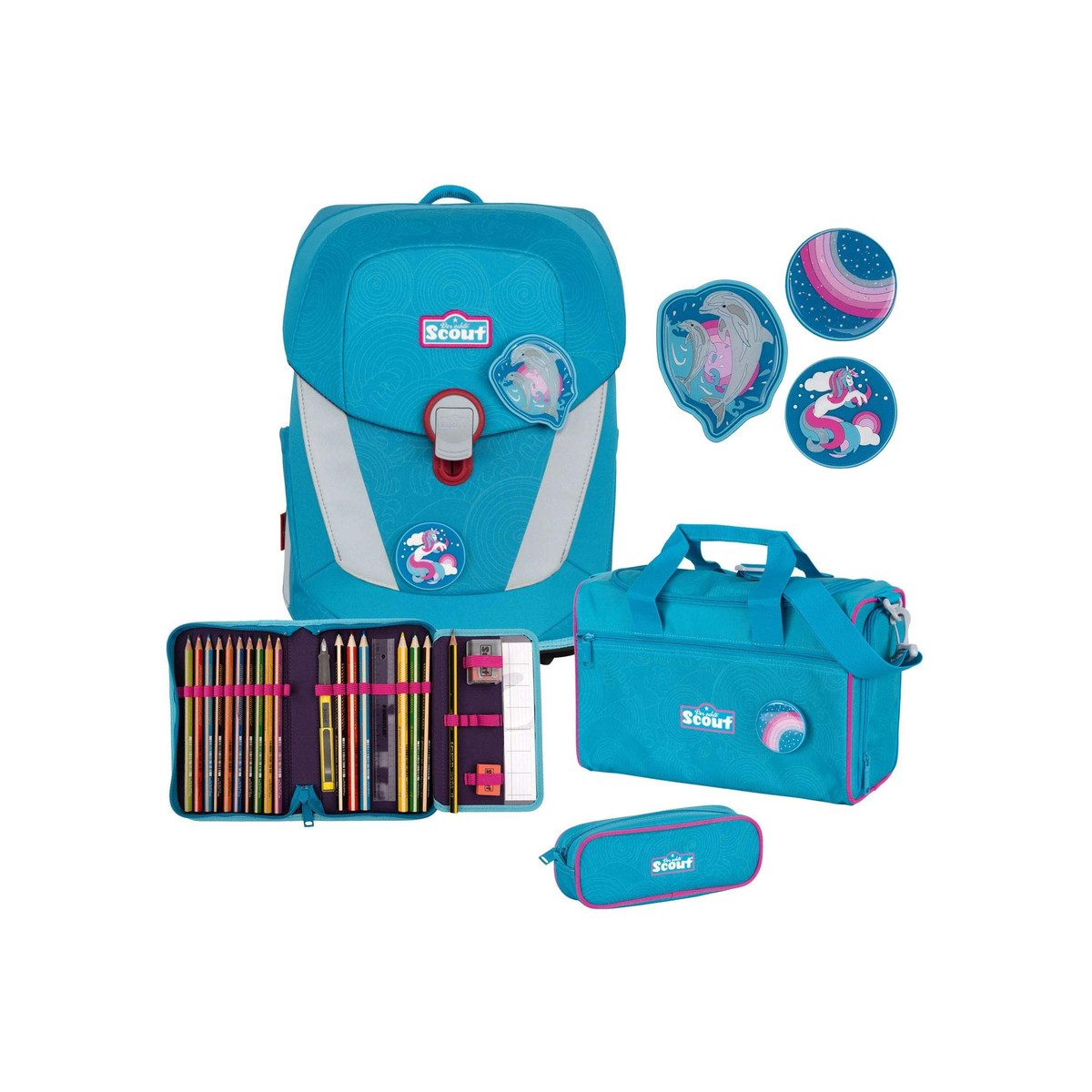 Scout Schulrucksack Schulranzen (1-tlg)