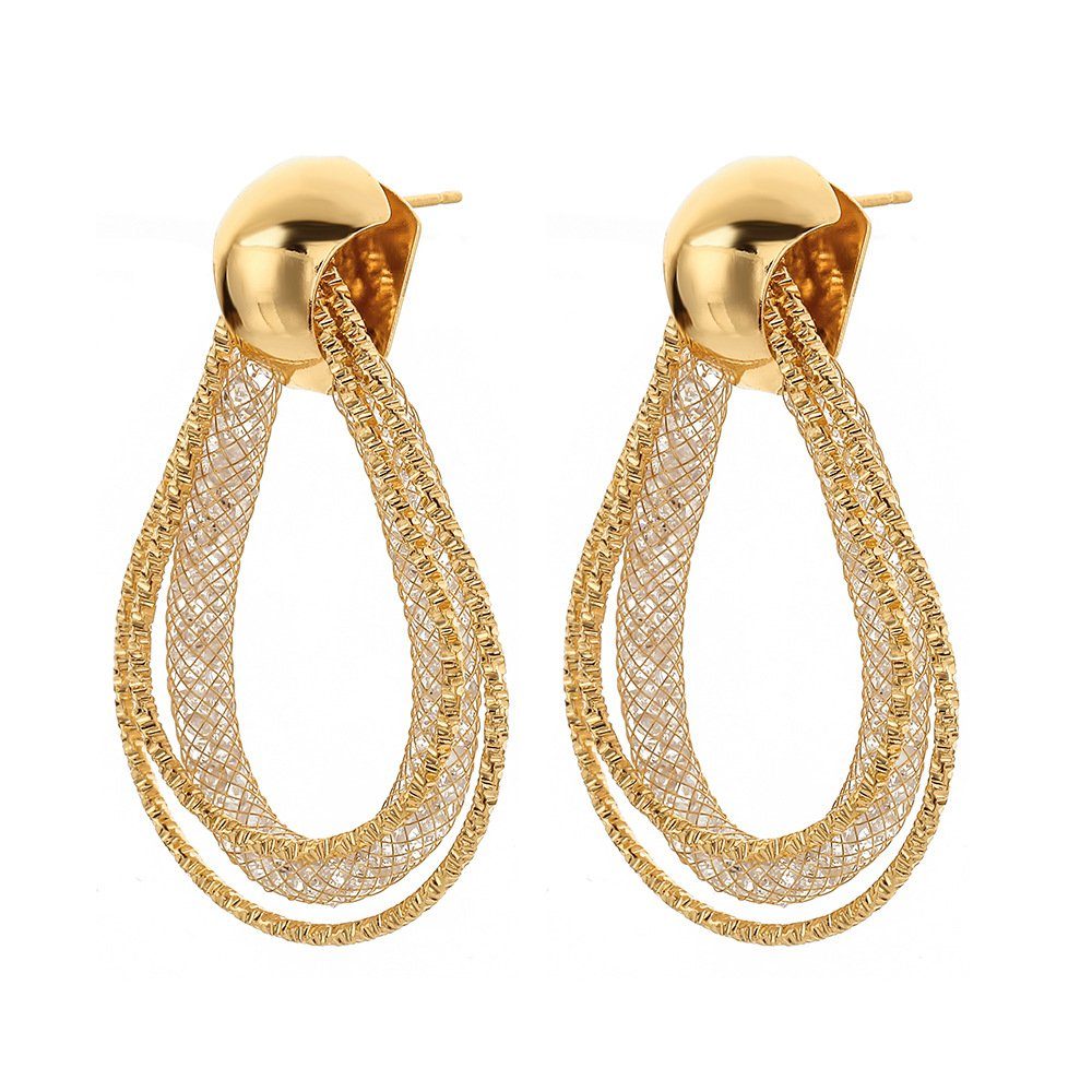 GLAMO Paar Ohrhänger Damen Ohrringe Geometrische Metall Anhänger Ohrringe für Frauen | Ohrhänger