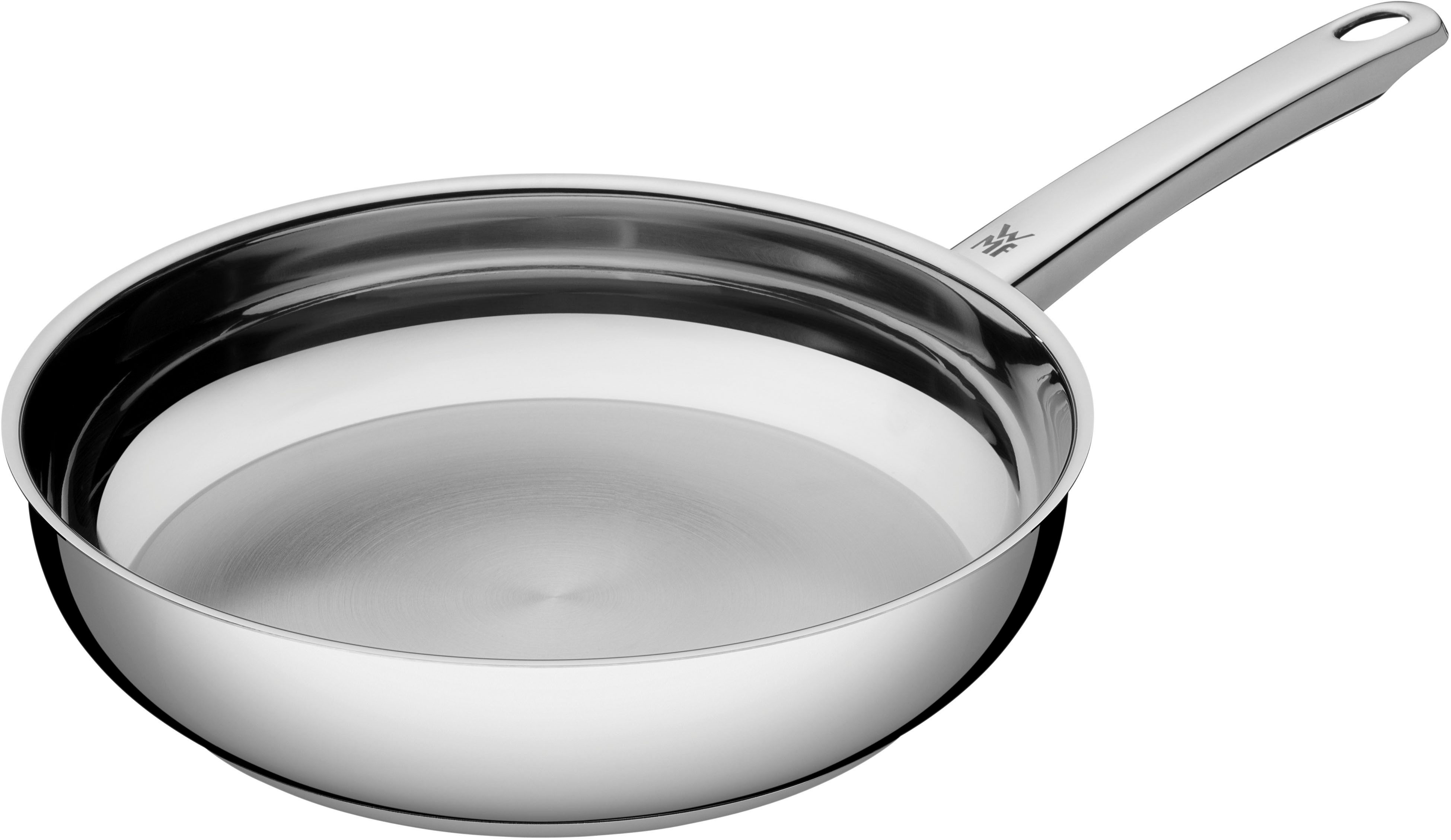 WMF Bratpfanne Profi, Cromargan® Edelstahl Rostfrei 18/10 (1-tlg), TransTherm-Allherdboden, optimale Wärmespeicherung /-verteilung