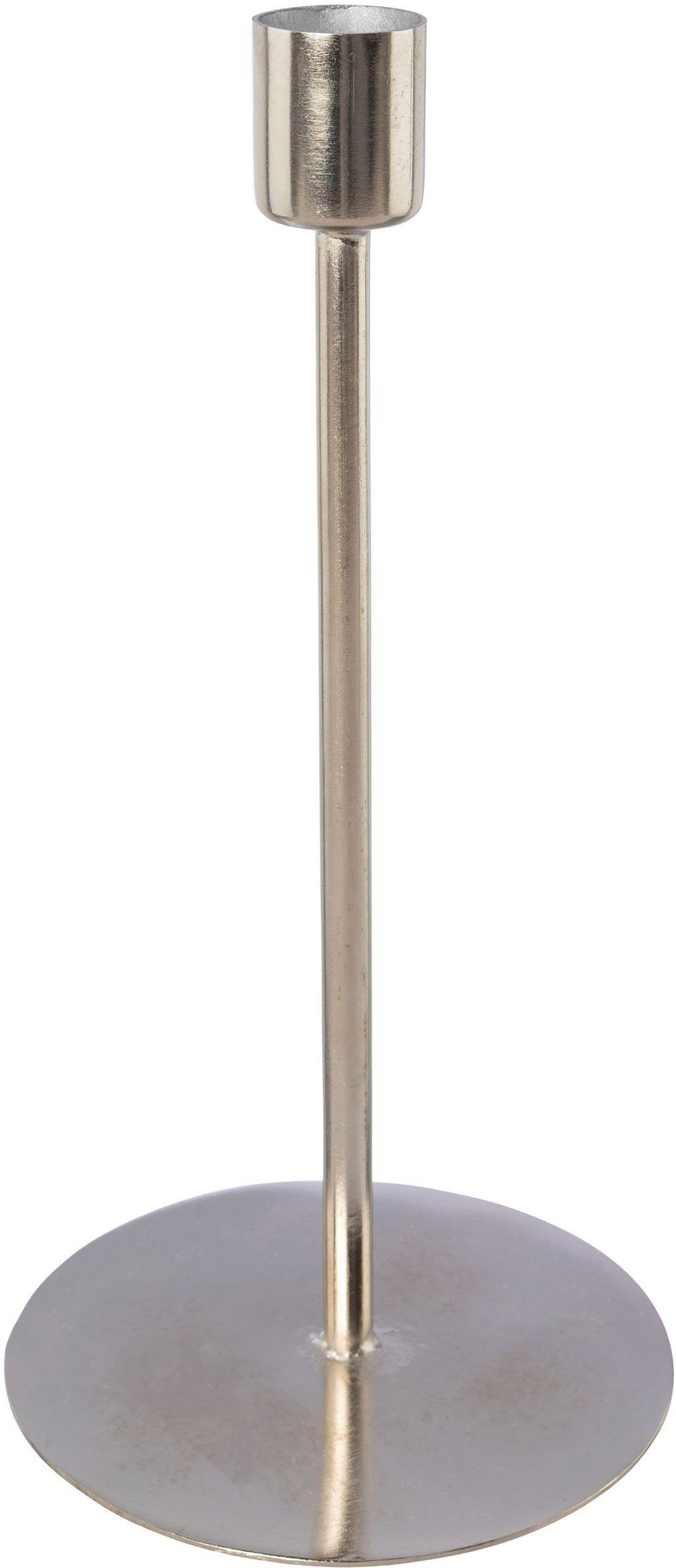 Freya Leonique Stil Kerzenhalter Metall, 2 minimalistischen im (Set, aus Stabkerzenhalter St),