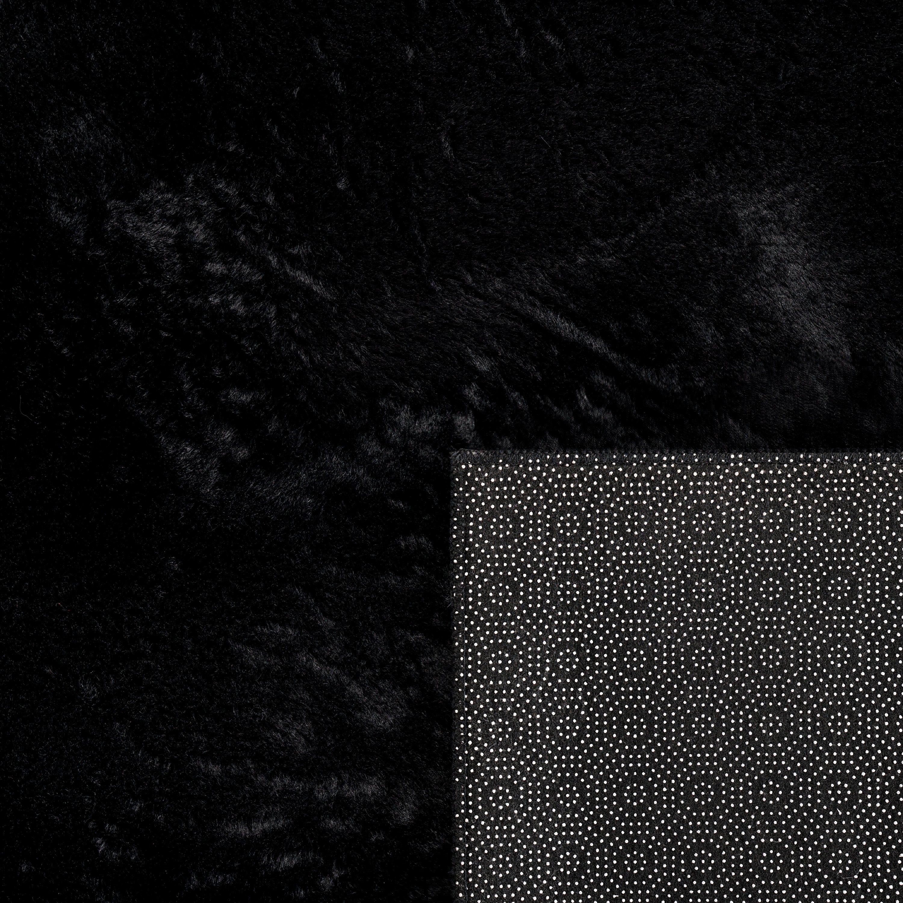 Paco Home Fellteppich Kunstfell Soft 380, rechteckig, Höhe: 14 mm, Langflor, Kuschelteppich - besonders weich, Uni-Farben