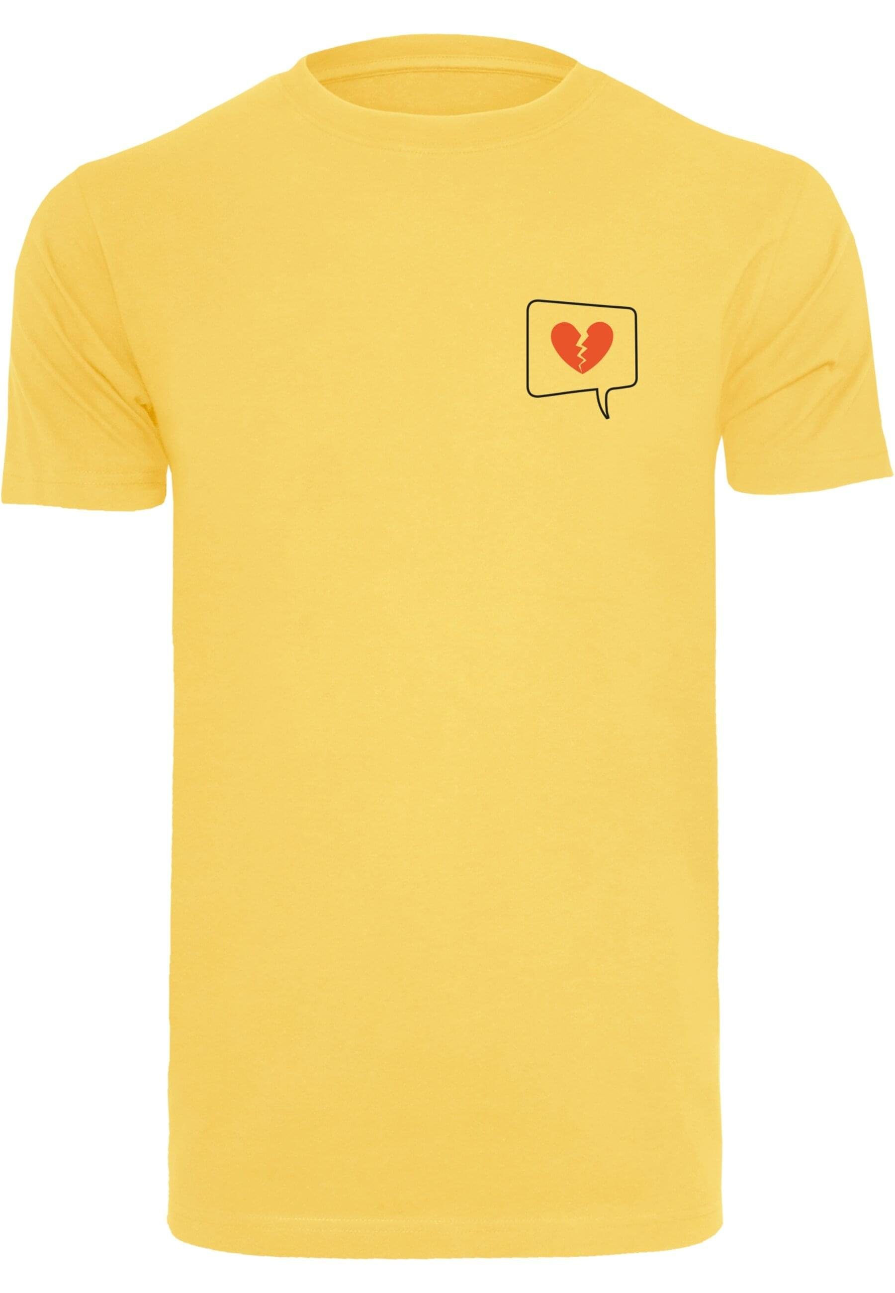 Merchcode T-Shirt Herren Heartbreak T-Shirt (1-tlg) taxiyellow
