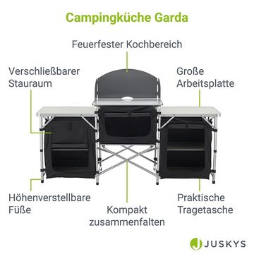 Juskys Campingschrank Garda mit Tasche, faltbar, tragbar