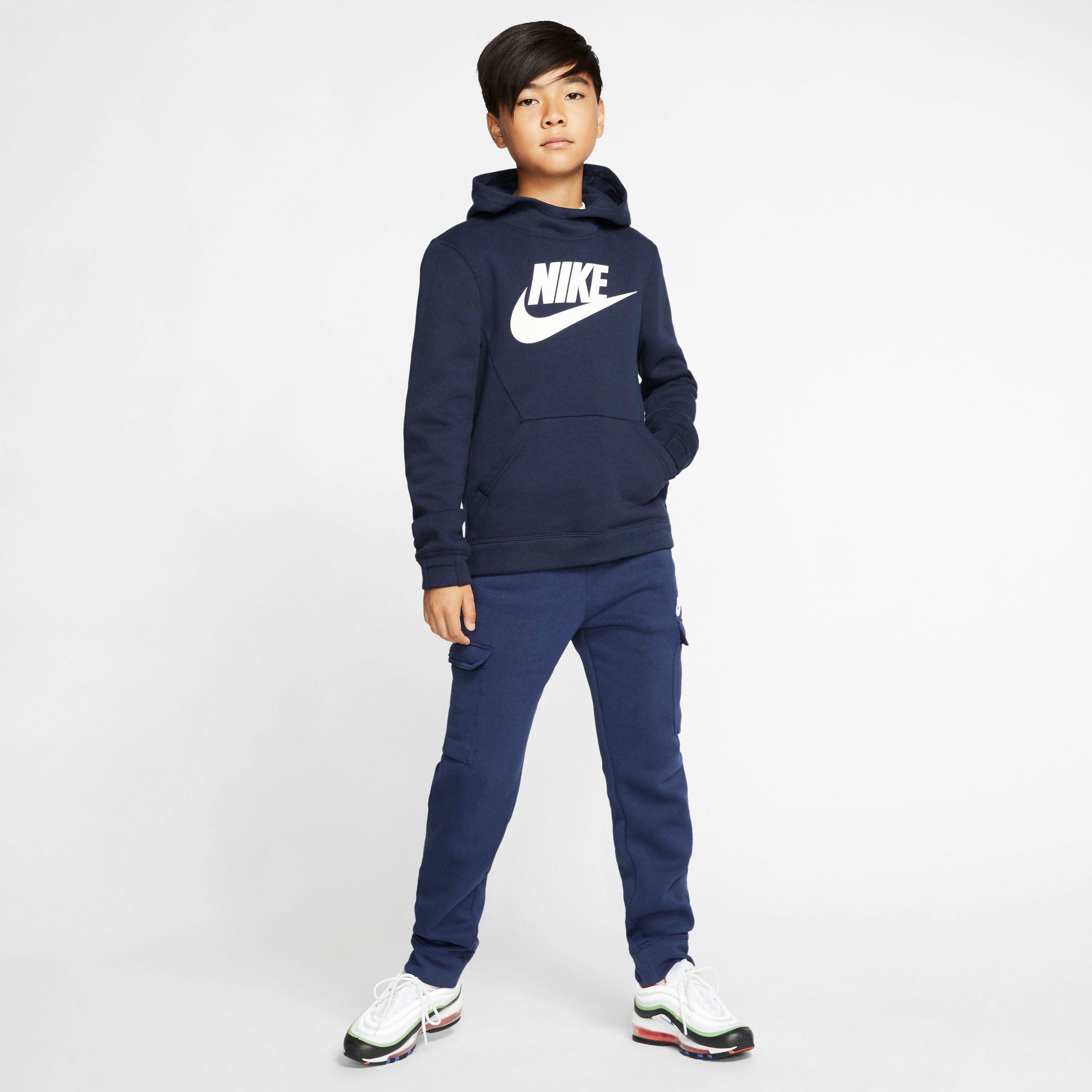 Nike Sportswear Big (Boys) Pants Kids' Jogginghose Cargo Club marine