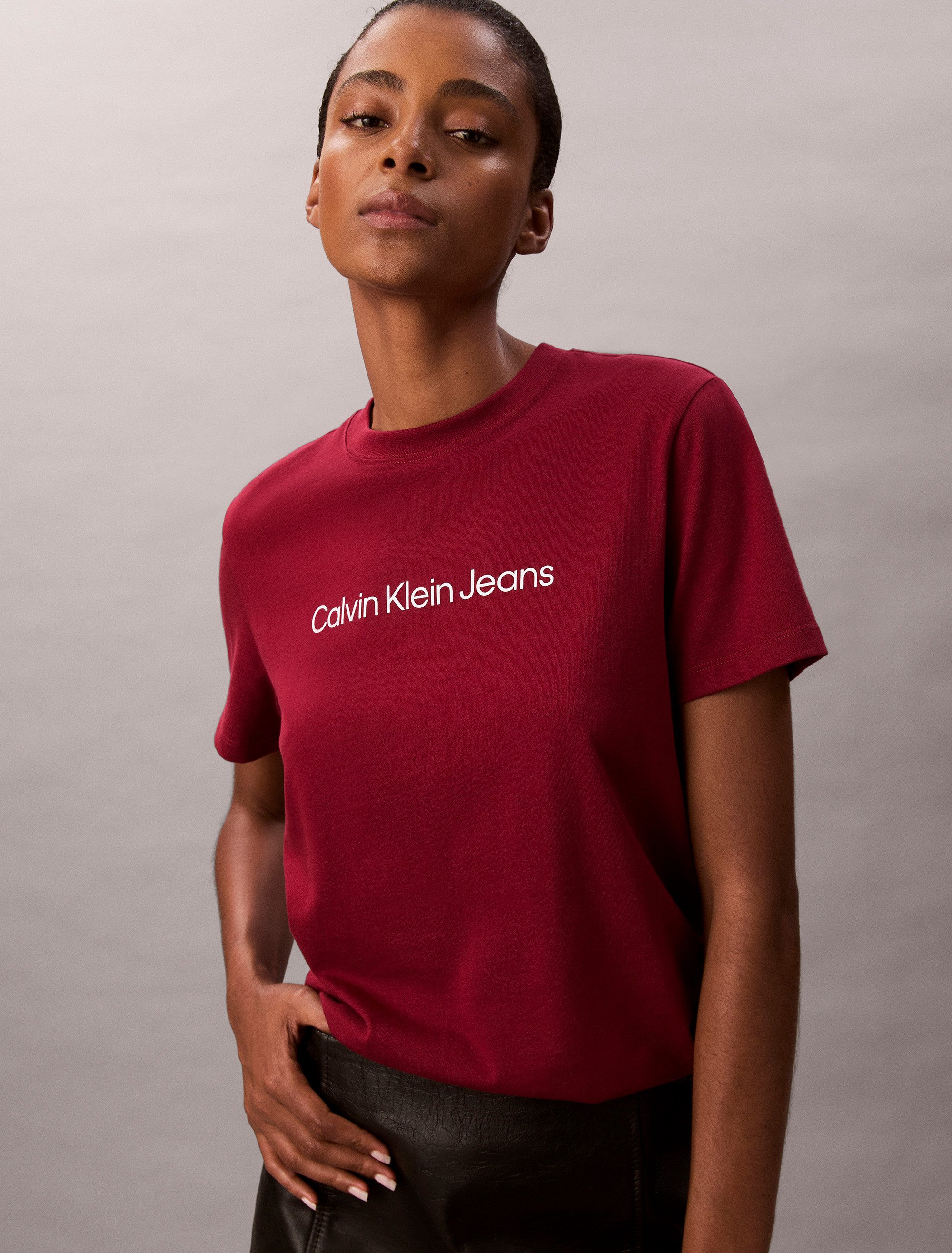 Calvin Klein Jeans T-Shirt mit Logoschriftzug