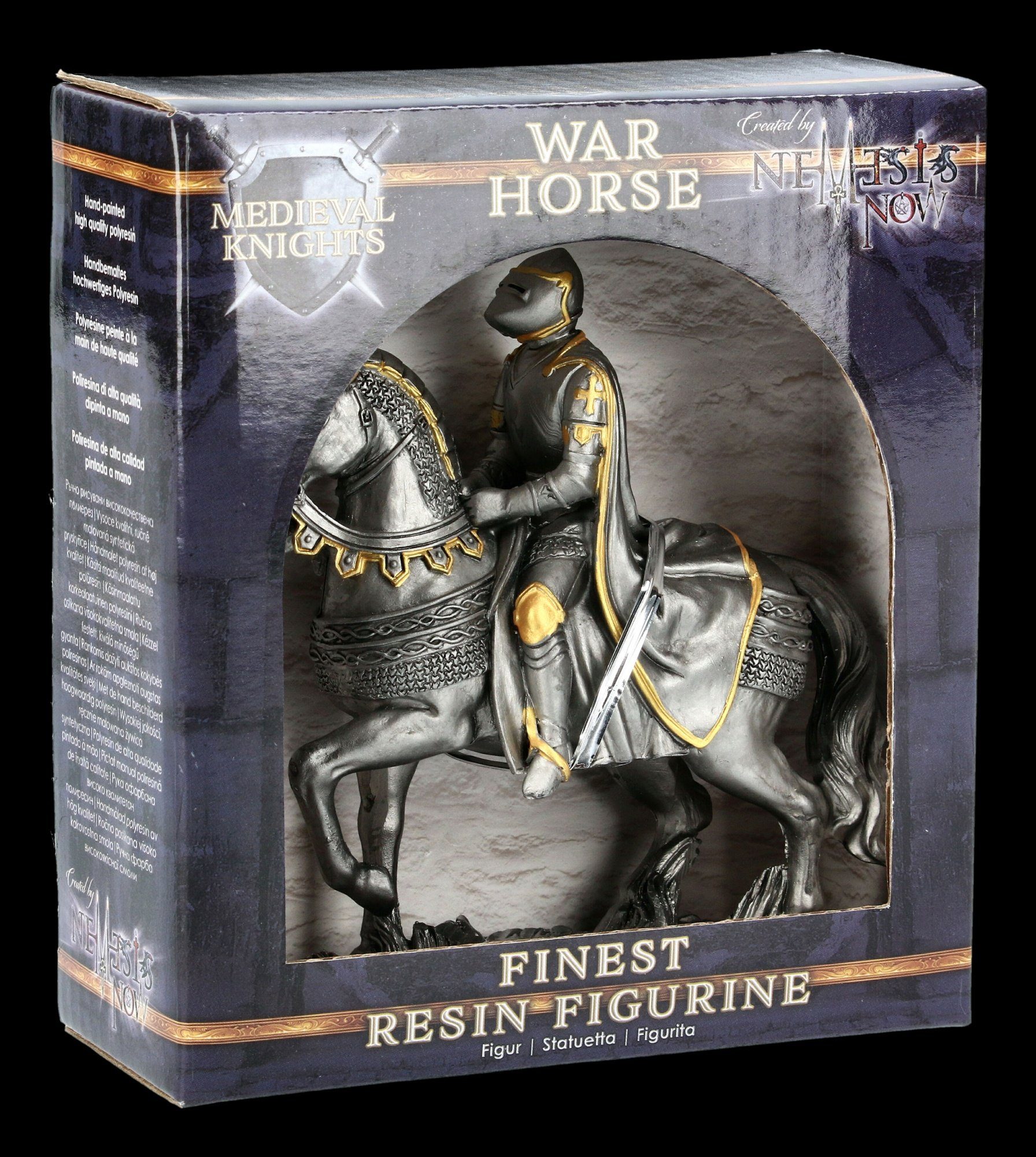 Figuren Shop GmbH Dekofigur Ritter Figur auf Kriegspferd - Nemesis Now - Mi günstig online kaufen