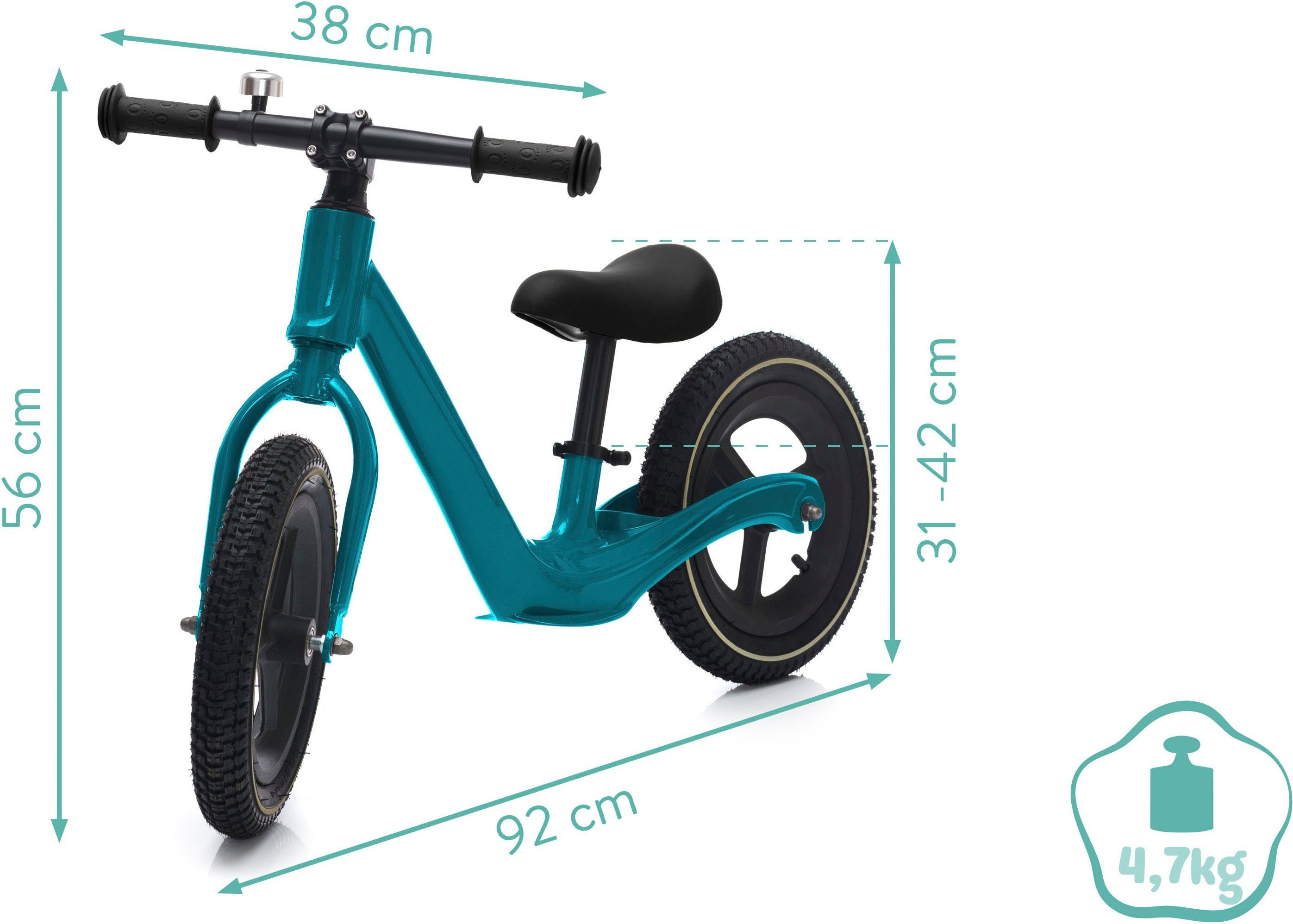 Fillikid Laufrad Speedy SL, türkis/schwarz