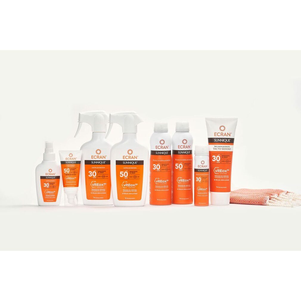 Ecran Sonnenschutzcreme Sunnique Leche Protectora Spf50 Spray 100ml