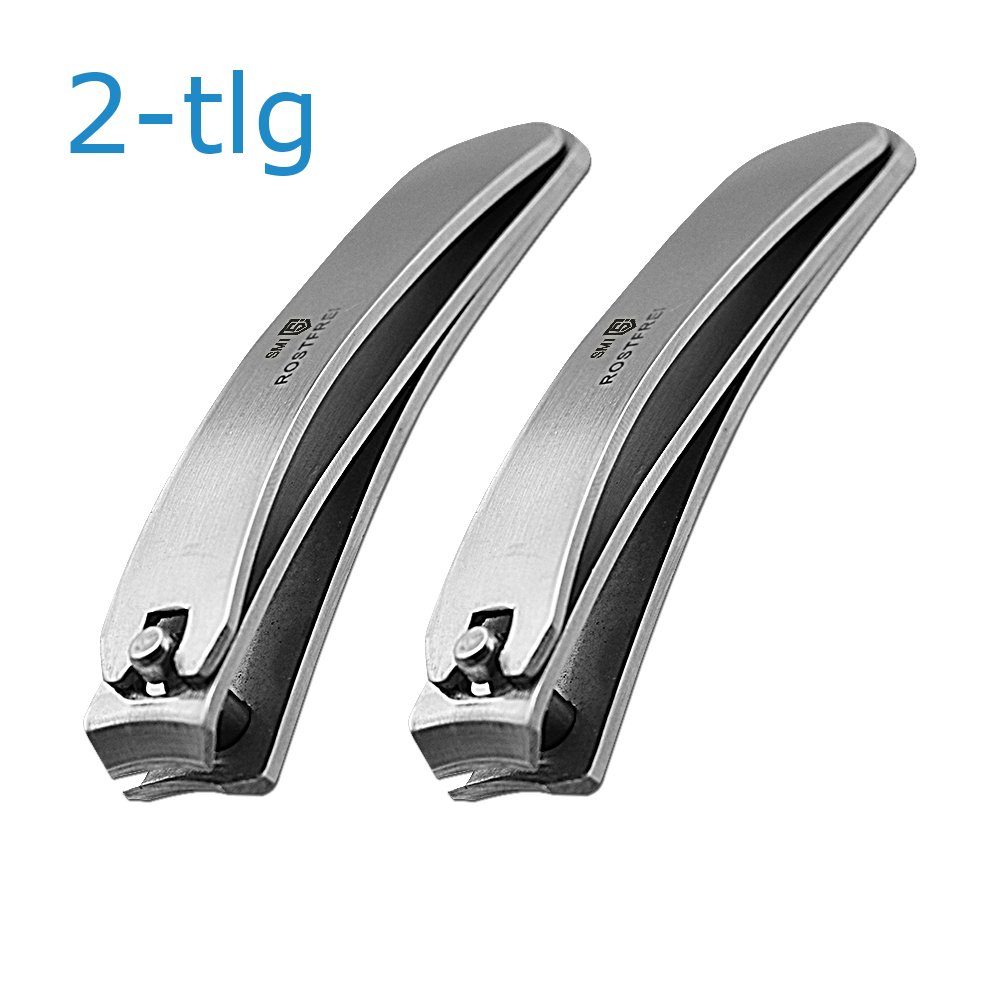 Nagelknipser 2-tlg Nagelknipser groß Fußnagelknipser Nagelschneider Nagelzwicker