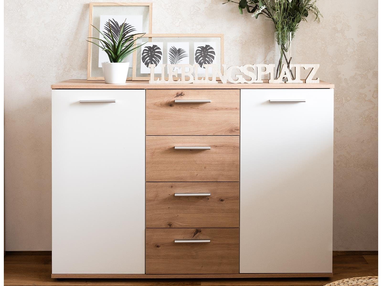 freiraum Sideboard Jacklin, 120 x 85 x 35 cm (B/H/T) günstig online kaufen