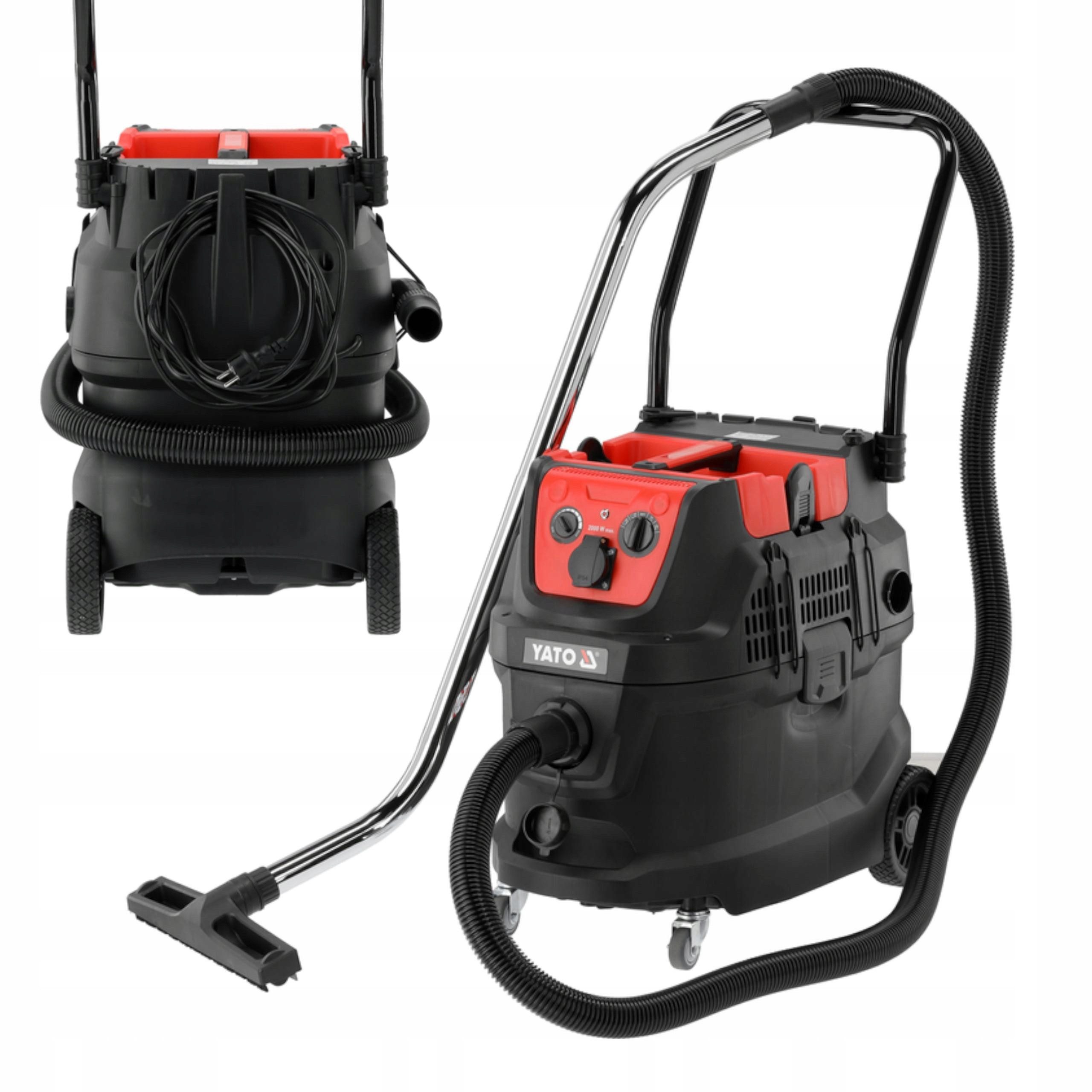 Yato Nass-Trocken-Sauger Nass-/ Trockensauger 1600W, 40 Liter, automatische Filterreinigung, 1600 W, trocken, nass, Beutel, beutellos, für Reinigungsarbeiten