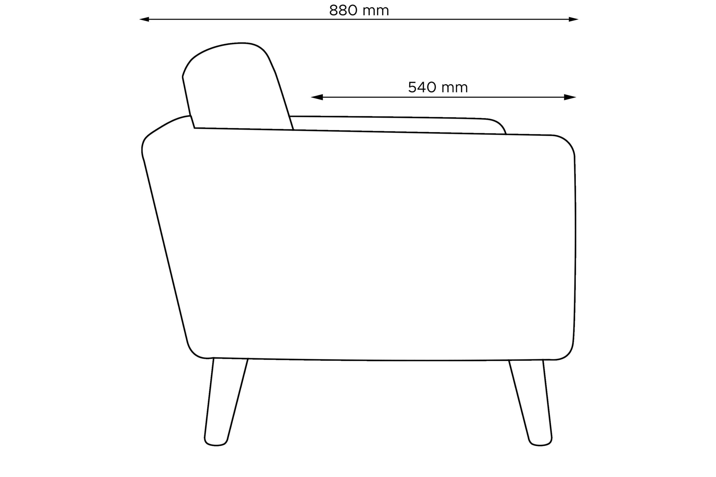 mit TAGIO den Konsimo Sofa EU, Steppung II Personen, 2 in hergestellt 2-Sitzer der Rückenkissen auf hellbraun