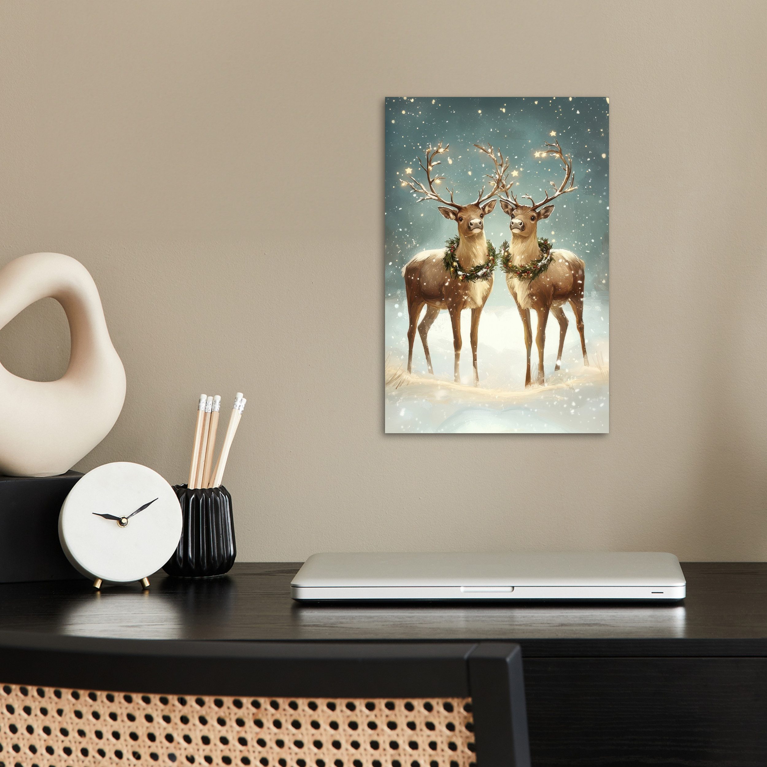 MuchoWow Poster Weihnachtszauber - Winterwald - günstig online kaufen