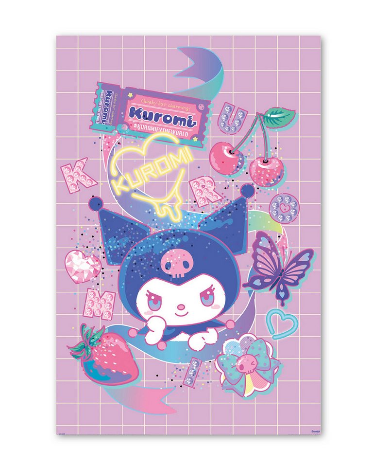 PYRAMID Poster Sanrio Poster Kuromi Mood Hello Kitty 61 x 91,5 cm