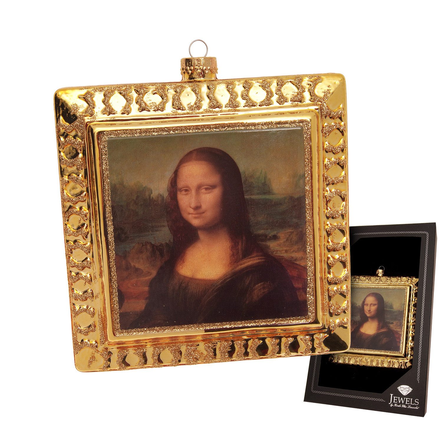 Krebs Glas Lauscha Christbaumschmuck Glasanhänger - Kunstwerke - Mona Lisa günstig online kaufen