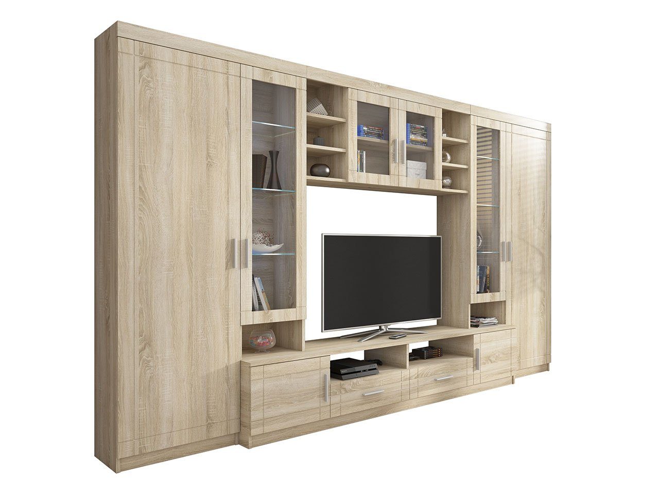 MIRJAN24 Wohnwand Paris, (Komplett-Set, Hochschranke, Hochvitrine, günstig online kaufen